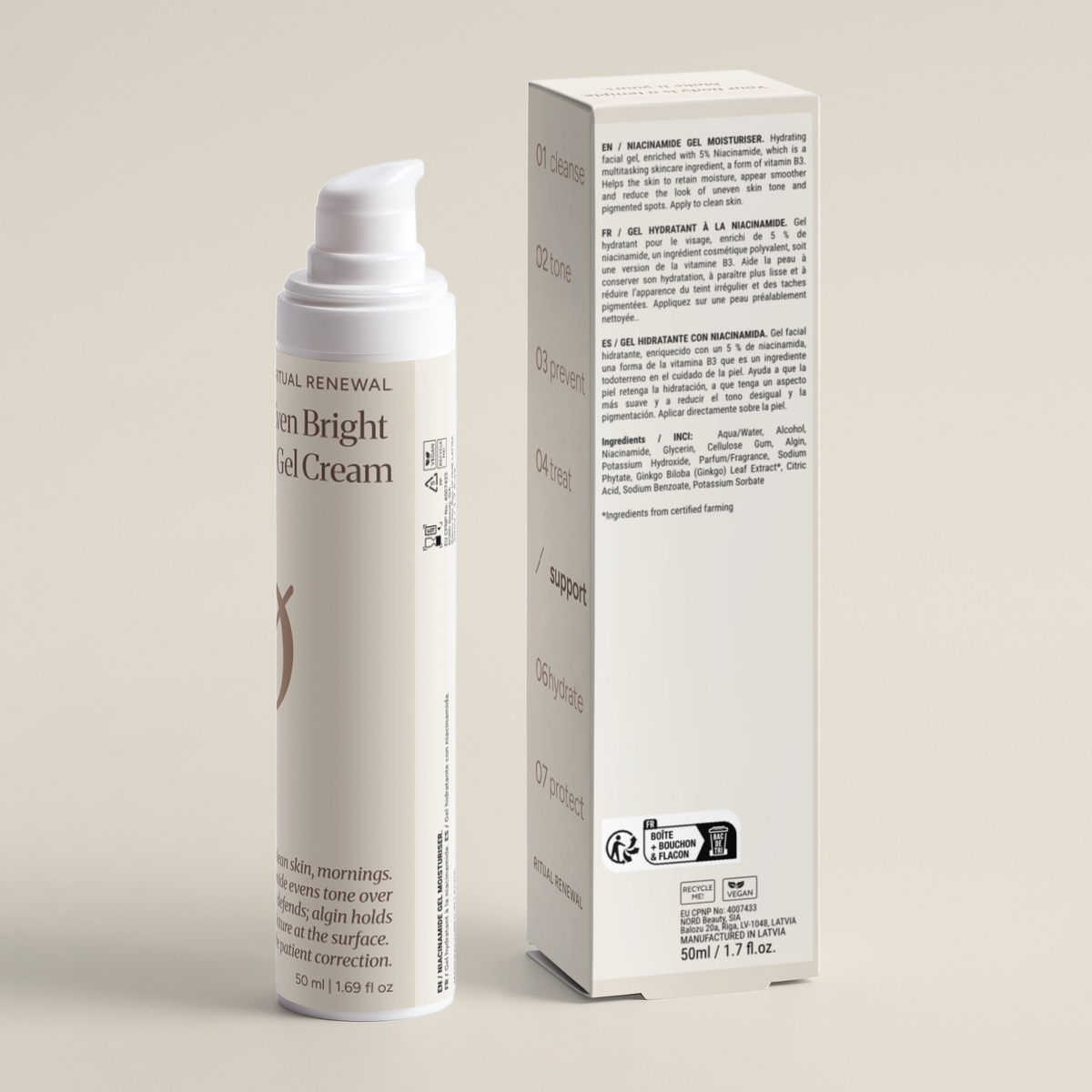 Even Bright Gel Cream — back