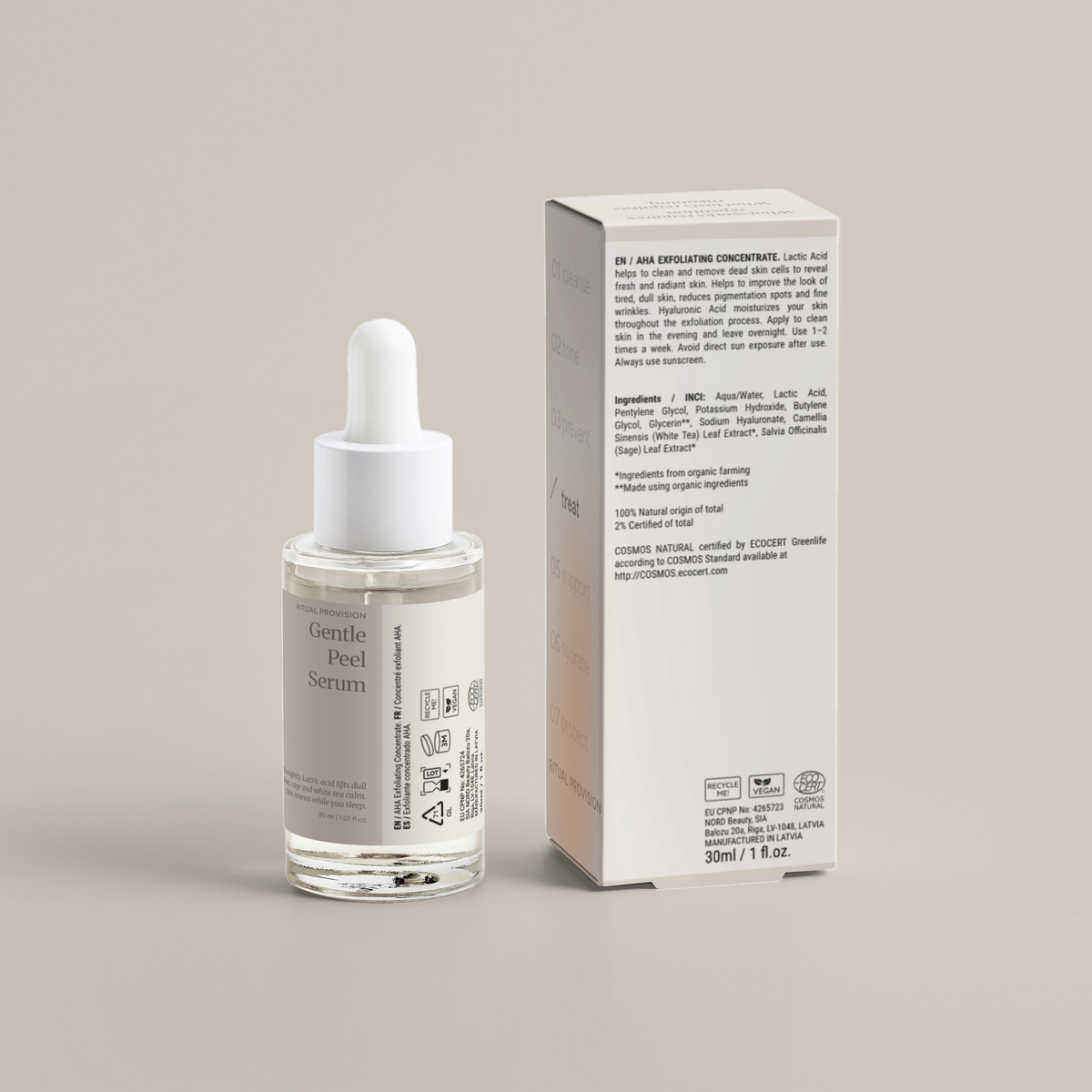 Gentle Peel Serum — hero back