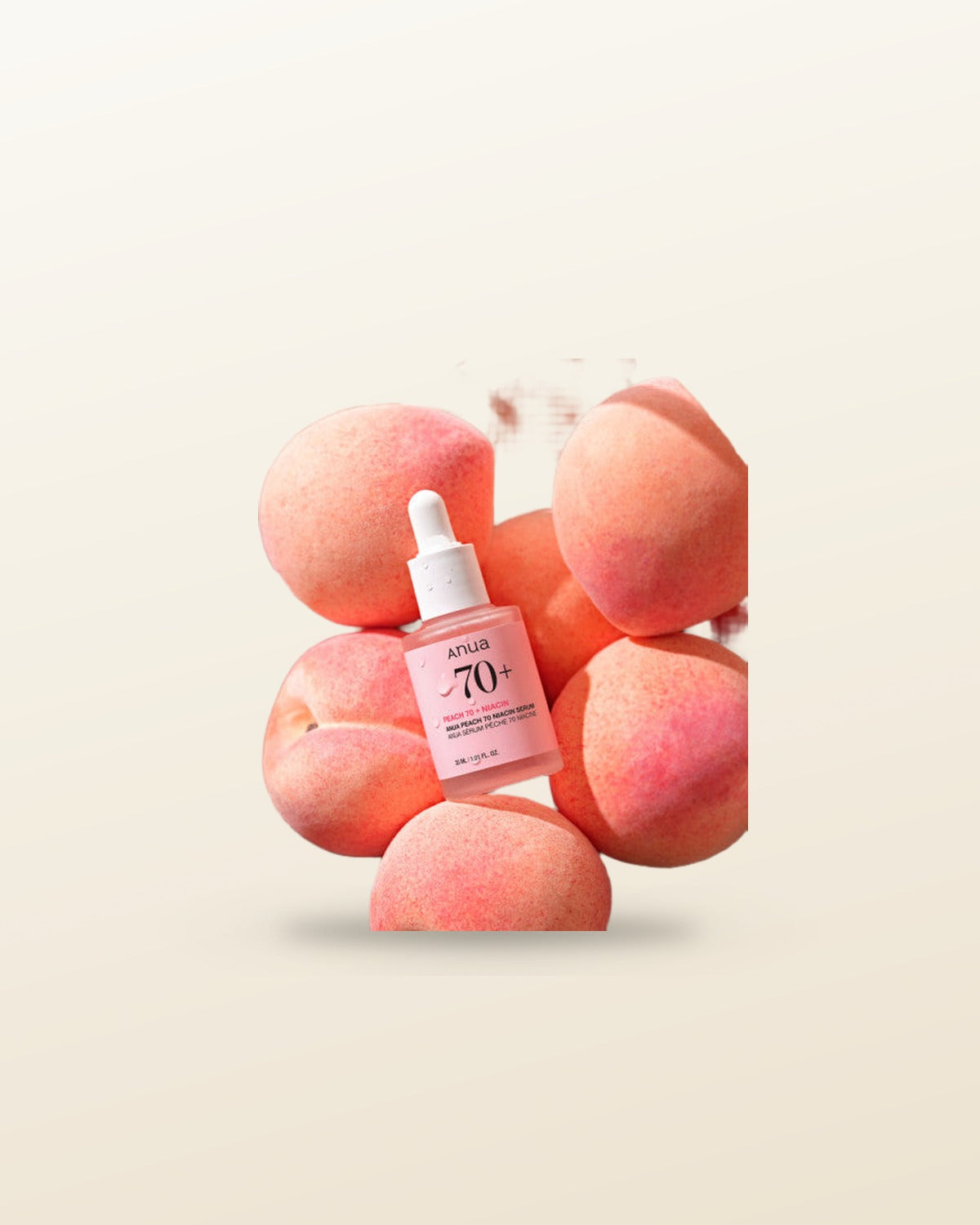 Anua PEACH 70% NIACINAMIDE SERUM 30ml - tonal render