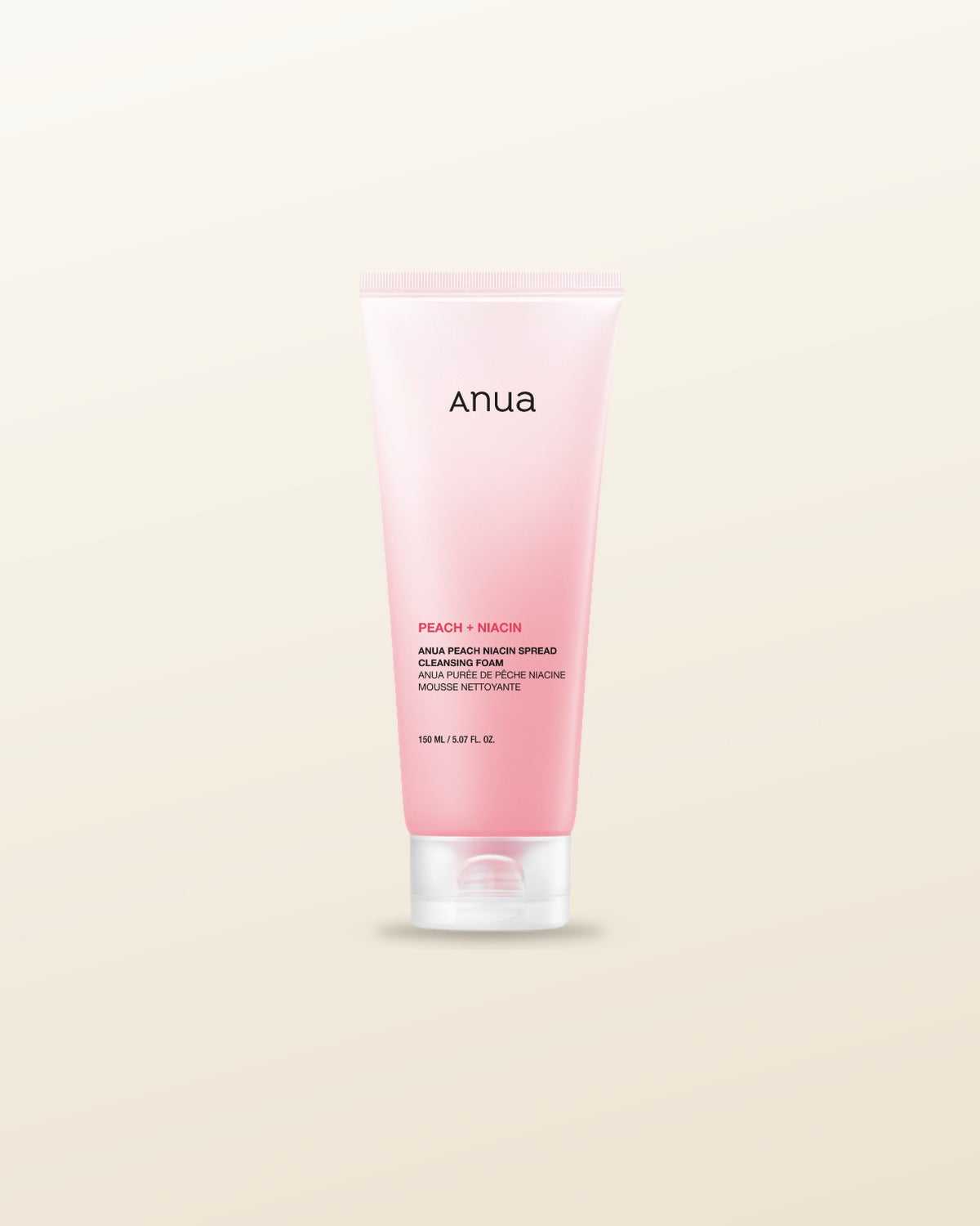 Anua Peach Niacin Spread Cleansing Foam 150ml - tonal render