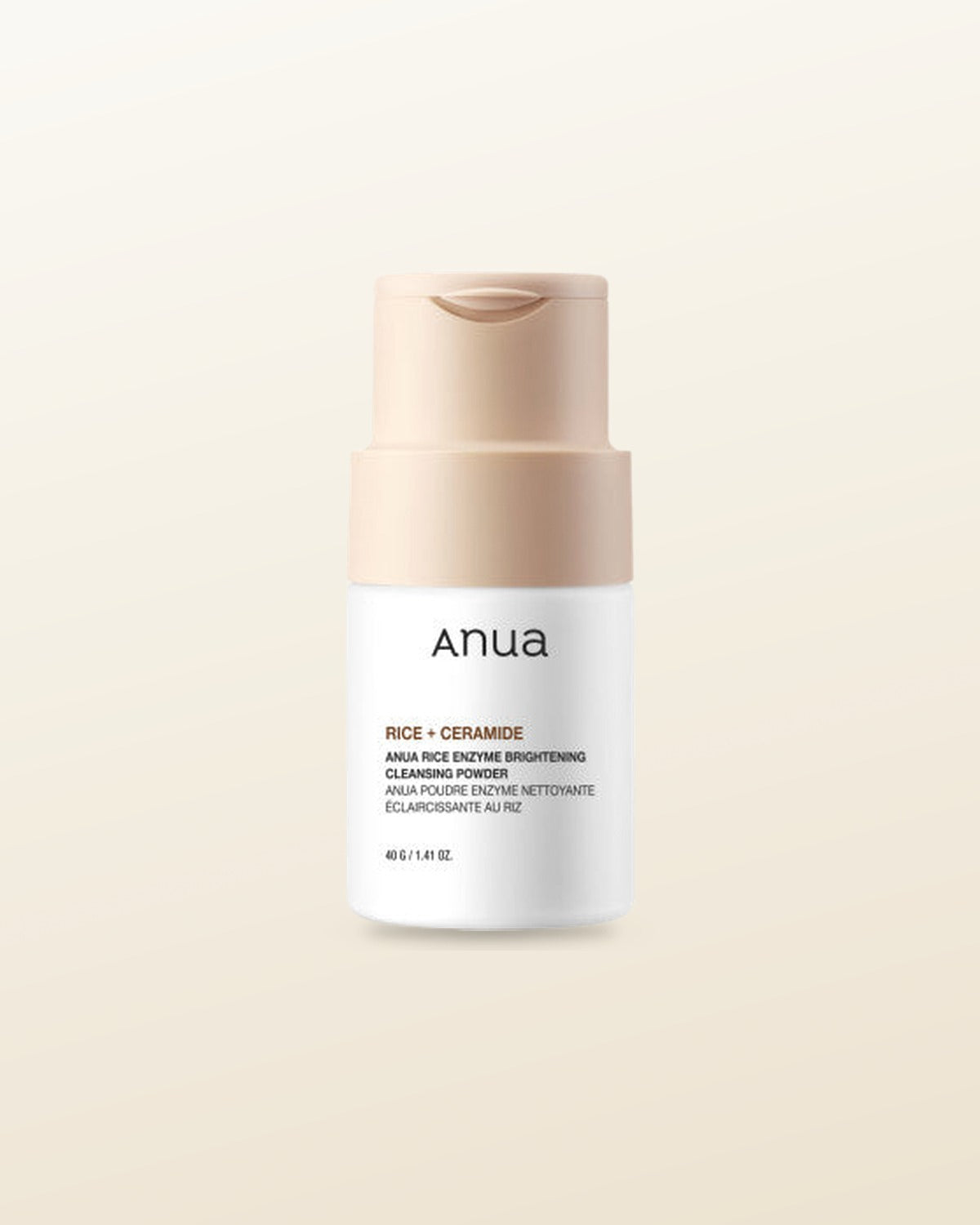 Anua RICE ENZYME BRIGHTENING CLEANSING POWDER 40g - tonal render