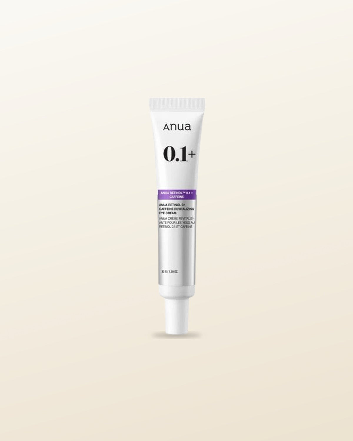 Anua Retinol 0.1 Caffeine Revitalizing Eye Cream 30g - tonal render
