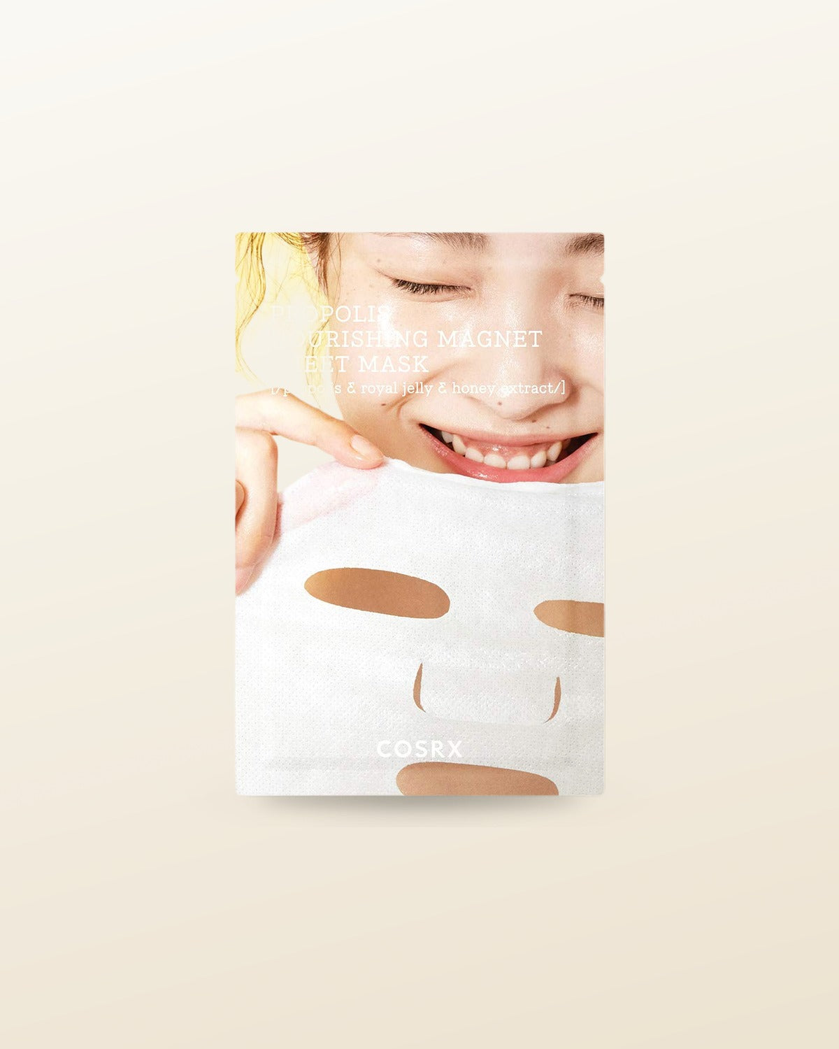 COSRX Full Fit Propolis Nourishing Magnet Sheet Mask (10 Sheets) - tonal render