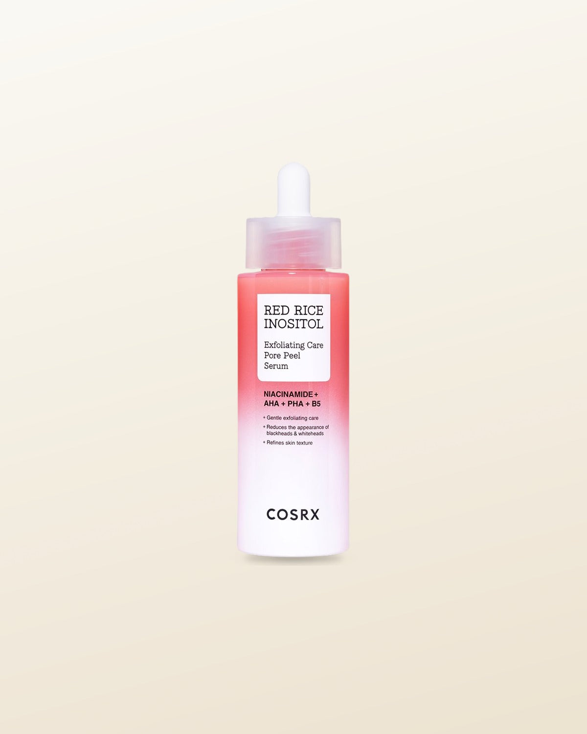 COSRX Red Rice Inositol Exfoliating Care Pore Peel Serum 80ml - tonal render