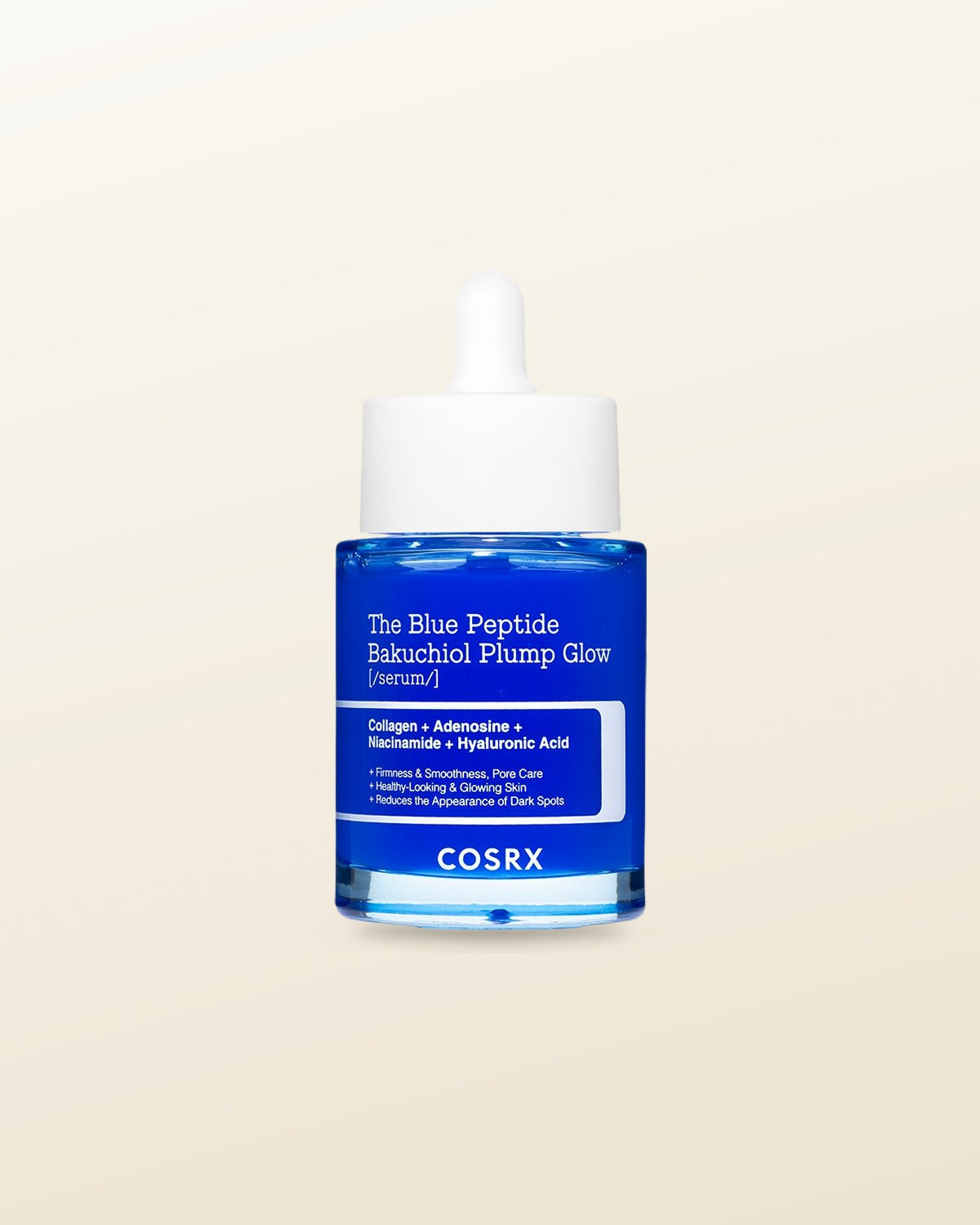 COSRX The Blue Peptide Bakuchiol Plump Glow Serum 50ml - tonal render