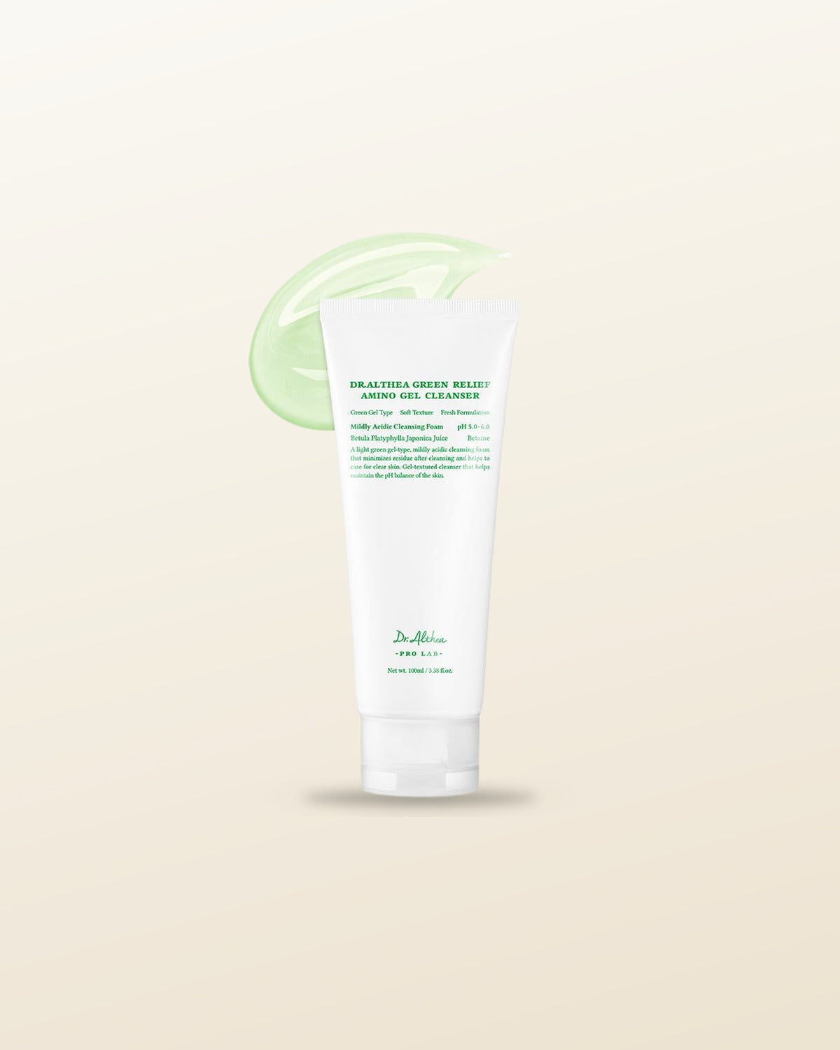 Dr.Althea Green Relief Amino Gel Cleanser 100ml - tonal render