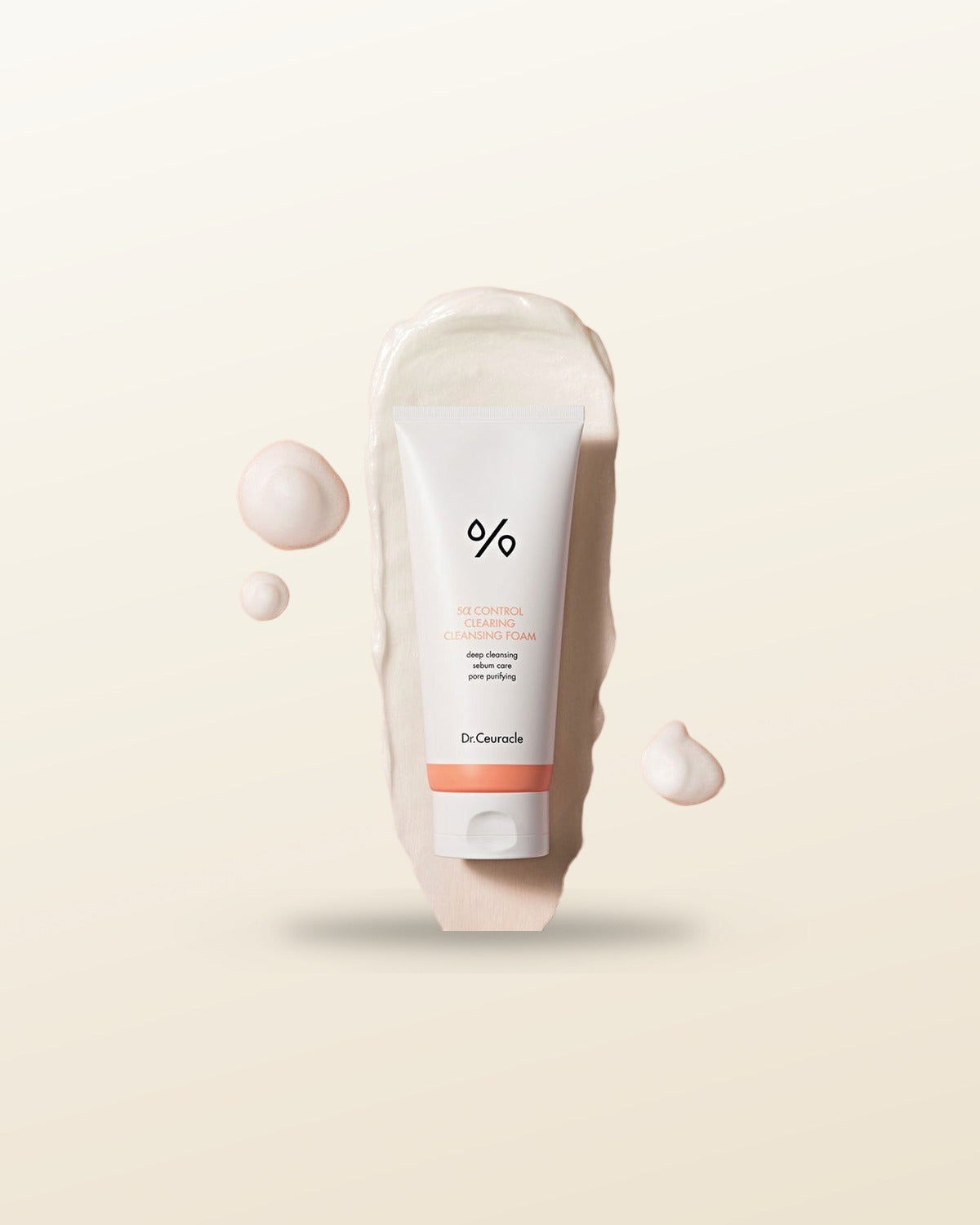 Dr.Ceuracle 5α Control Clearing Cleansing Foam 200ml - tonal render