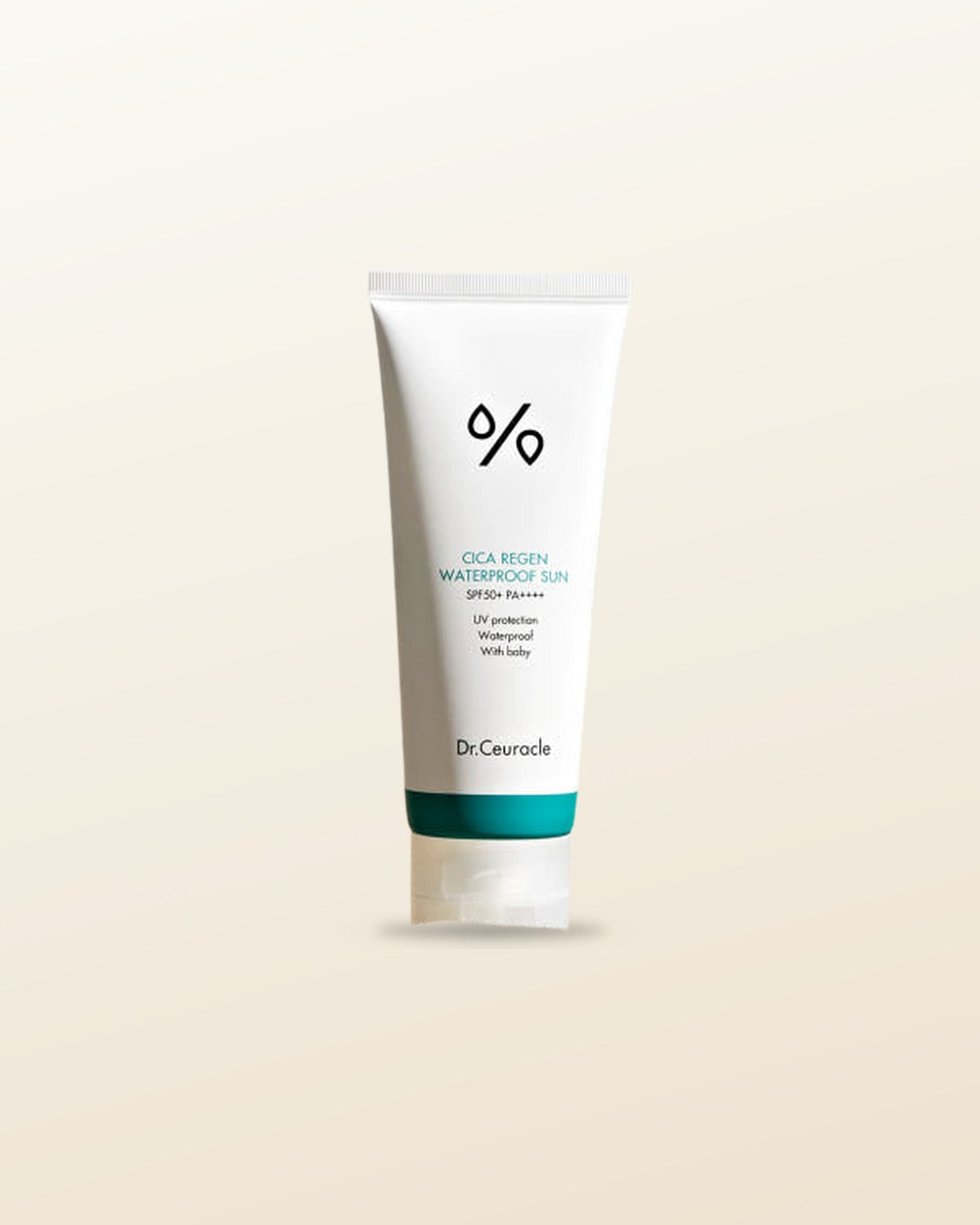 Dr.Ceuracle Cica Regen Waterproof Sun SPF50+ PA++++ 100ml - tonal render