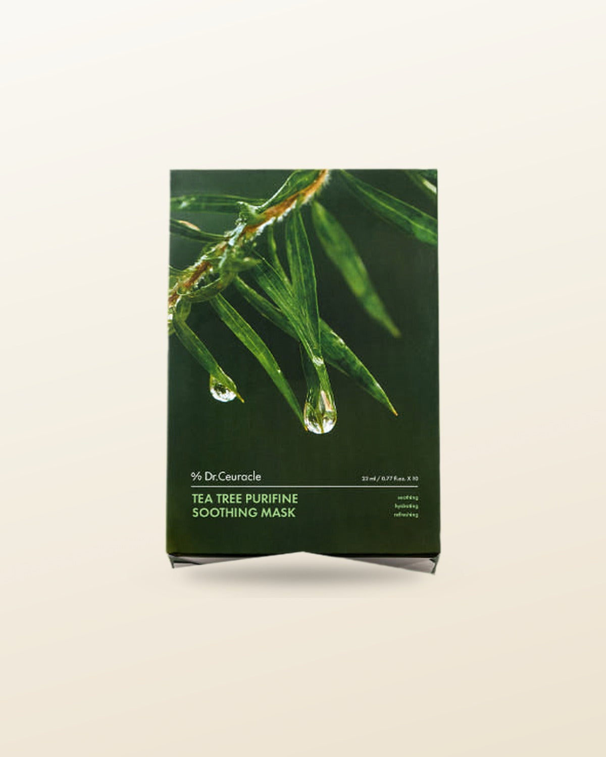 Dr.Ceuracle Tea Tree Purifine Soothing Mask 23ml*10ea - tonal render