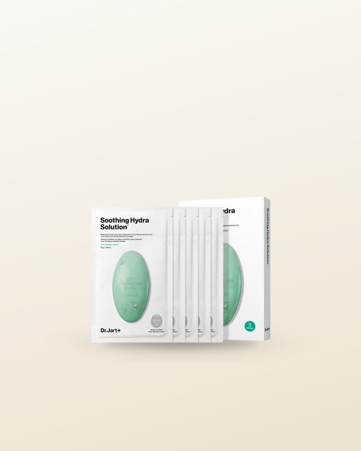 Dr.Jart+ DERMASK WATER JET SOOTHING HYDRA SOLUTION 25g x 5ea - tonal render