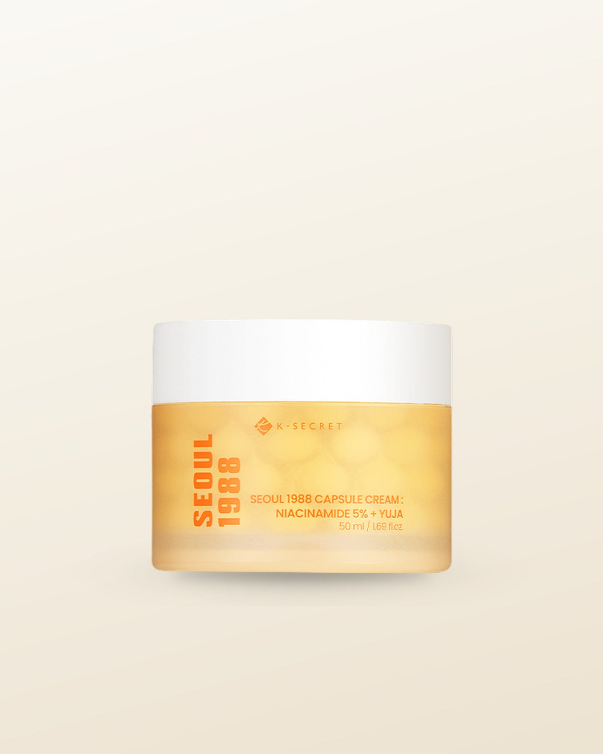 K-SECRET SEOUL 1988 CAPSULE CREAM : NIACINAMIDE 5% + YUJA 50ml - tonal render