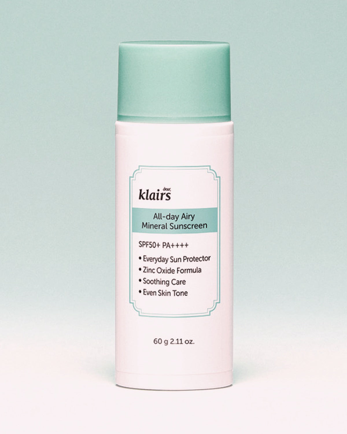 KLAIRS All-day Airy Mineral Sunscreen SPF50+ PA++++ 60g - tonal render