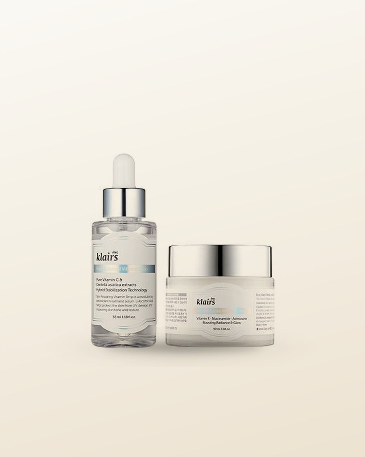 KLAIRS Freshly Juiced Line SET (Serum 35ml + Mask 90ml) - tonal render