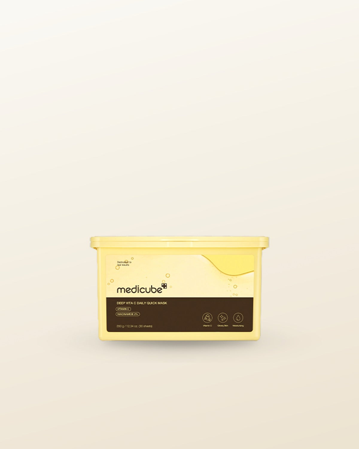 medicube Deep Vita C Daily Quick Mask 350ml/30Sheets - tonal render