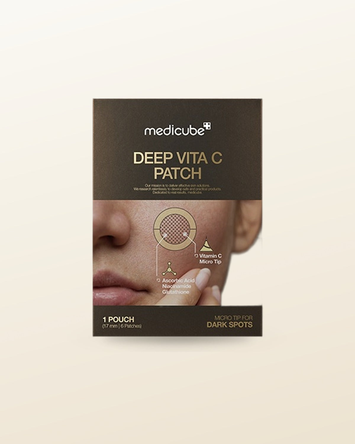 medicube Deep Vita C Patch 1box(17mm*6ea) - tonal render