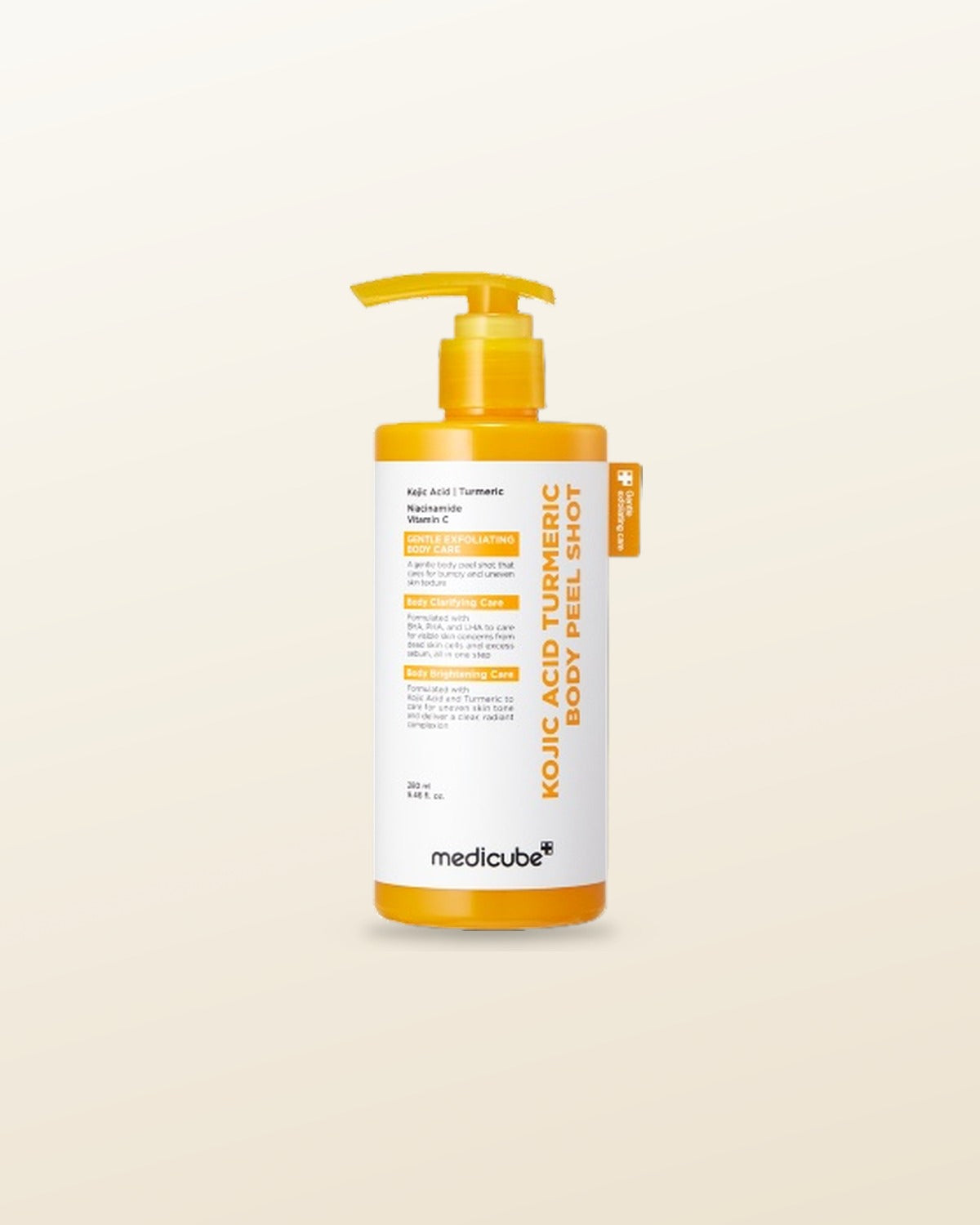 medicube Kojic Acid Turmeric Body Peel Shot 280ml - tonal render