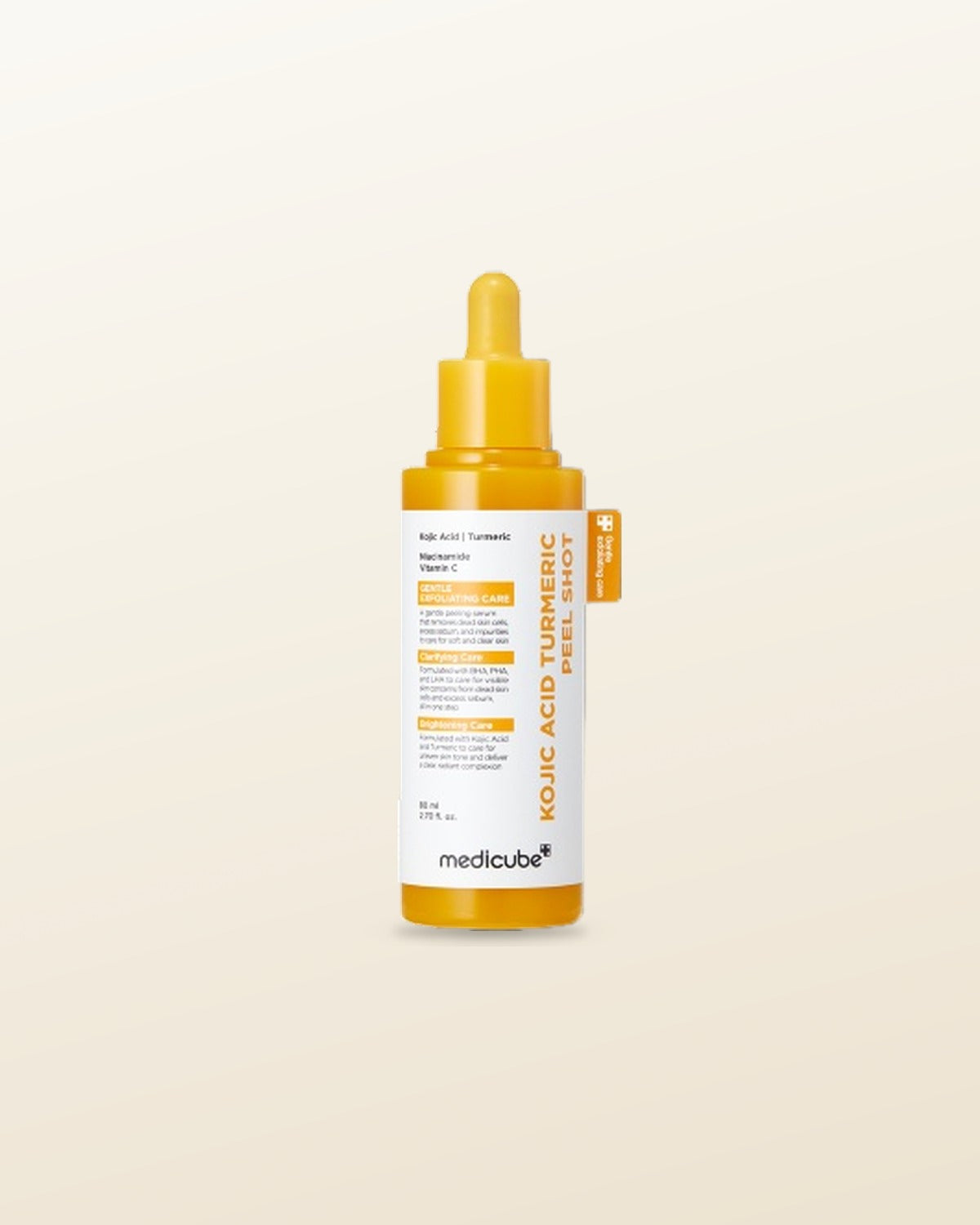 medicube Kojic Acid Turmeric Peel Shot 80ml - tonal render
