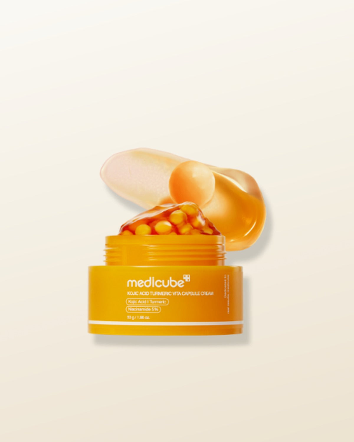 medicube Kojic Acid Turmeric Vita Capsule Cream 53g - tonal render