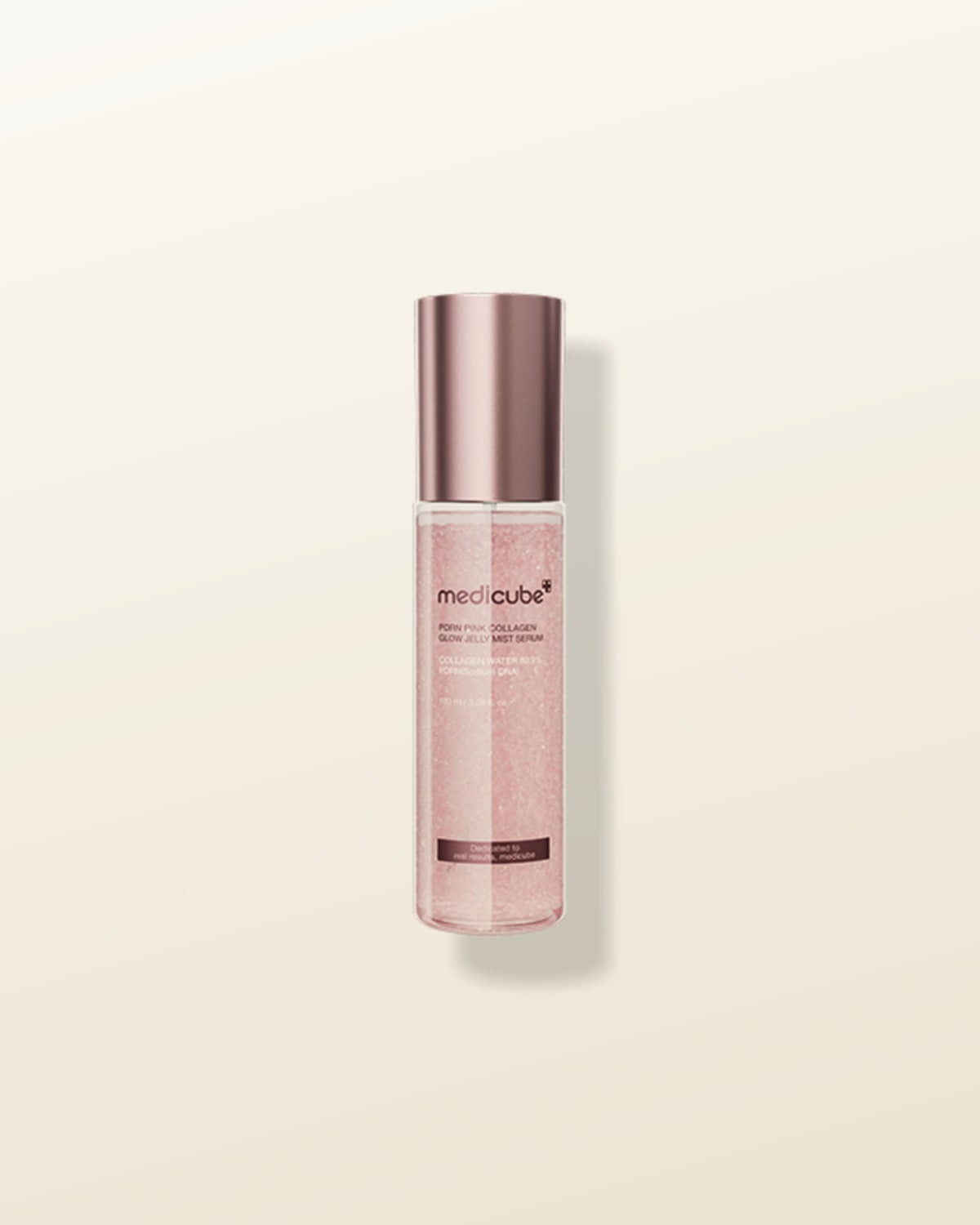 medicube PDRN PINK COLLAGEN GLOW JELLY MIST SERUM 100ml - tonal render