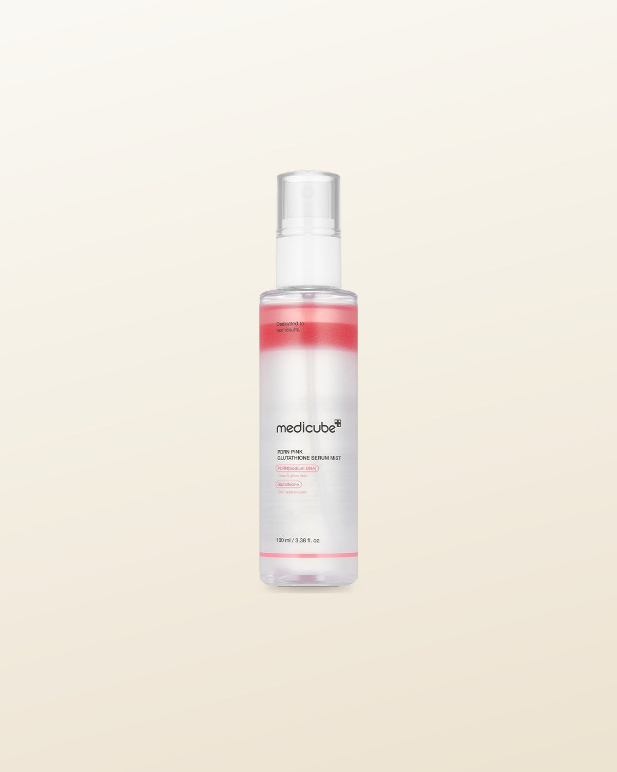 medicube PDRN Pink Glutathione Serum Mist 100ml - tonal render