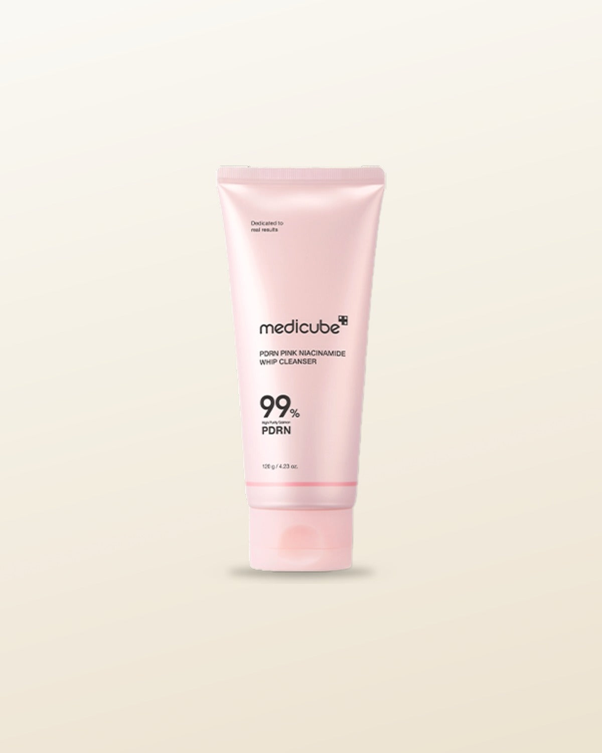 medicube PDRN Pink Niacinamide Whip Cleanser 120g - tonal render