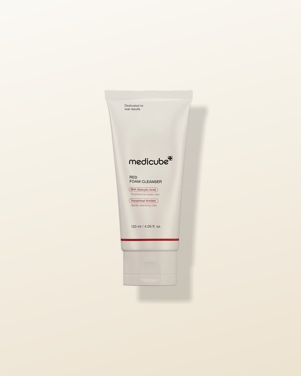 medicube Red Foam Cleanser 120ml - tonal render