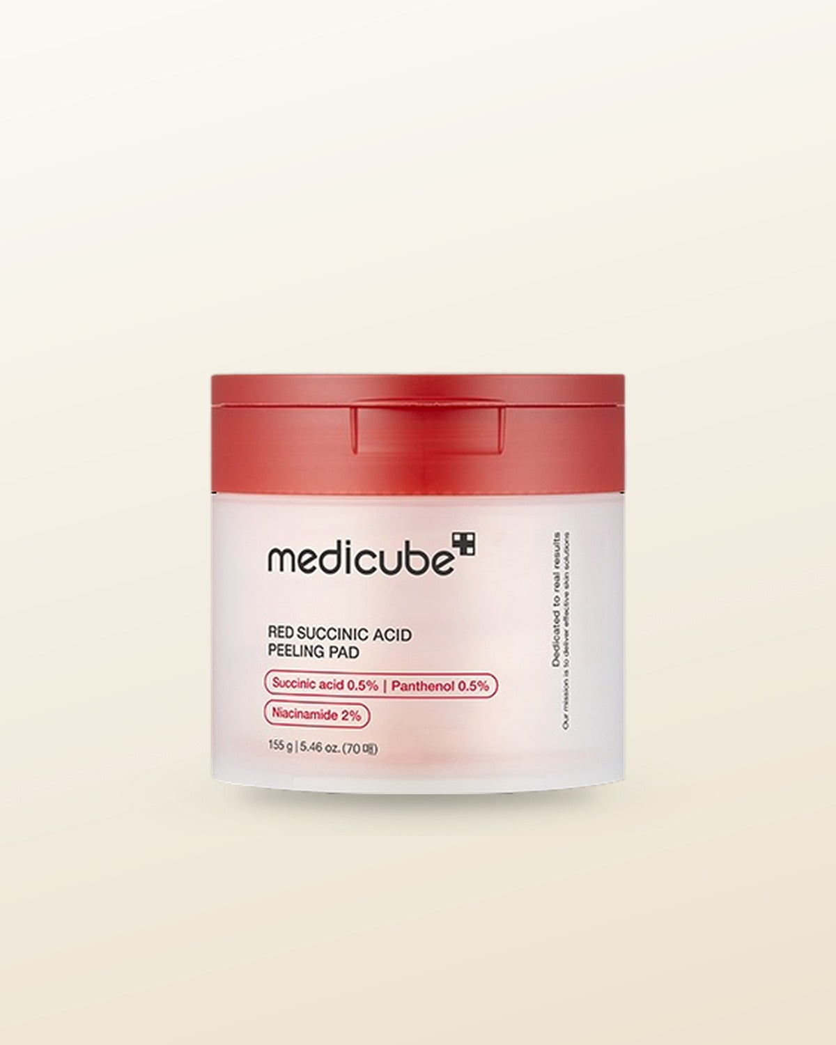 medicube Red Succinic Acid Peeling Pad 155g/70pads - tonal render