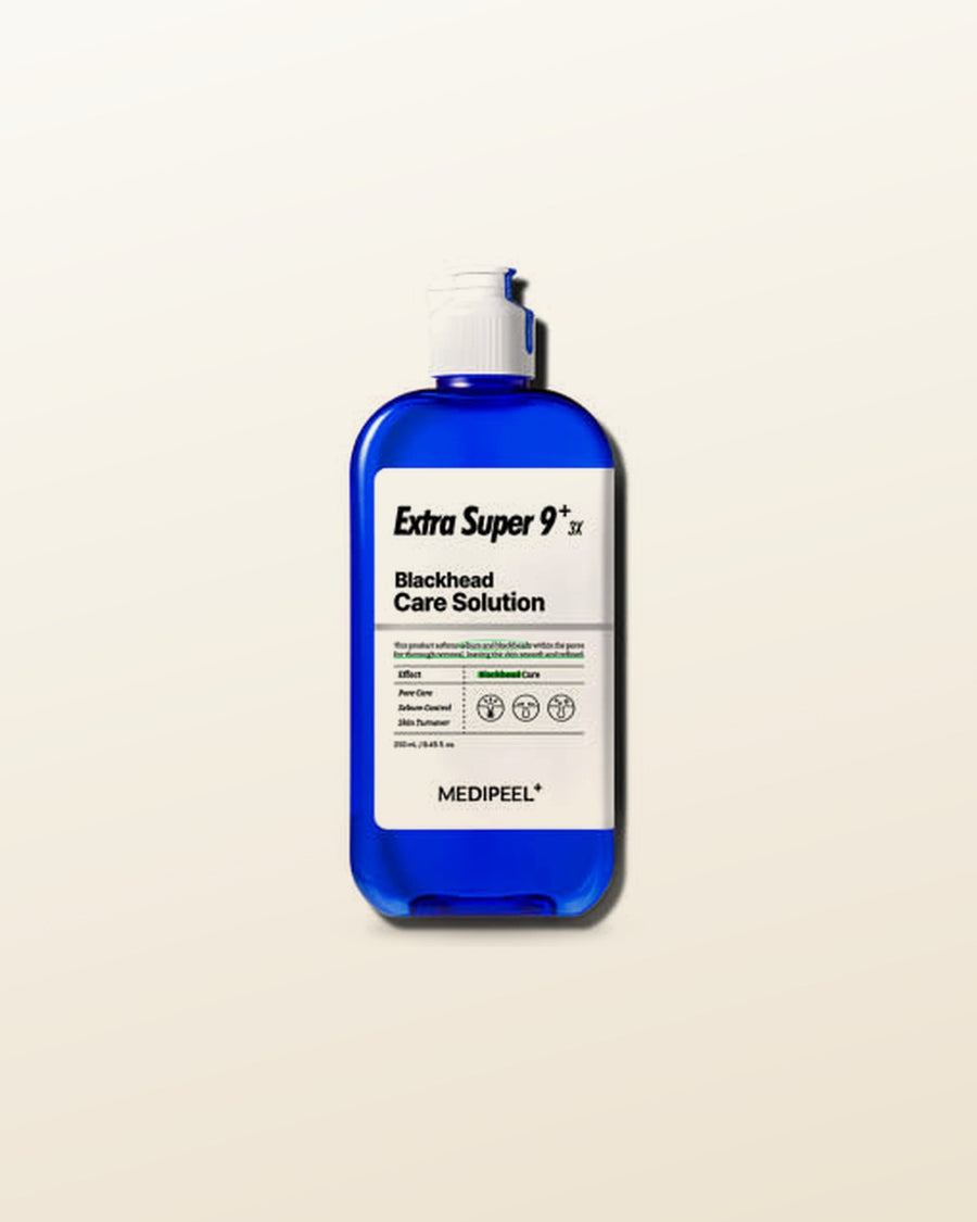 MEDIPEEL Extra Super 9 Plus 3X Blackhead Care Solution 250ml - tonal render