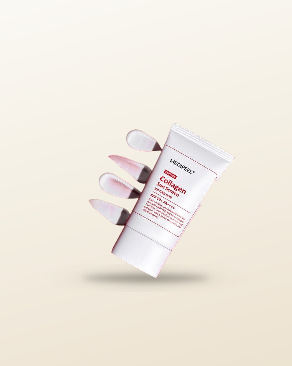 MEDIPEEL Red Lacto Collagen Pore Lifting Sunscreen SPF50+ PA++++ 50g - tonal render
