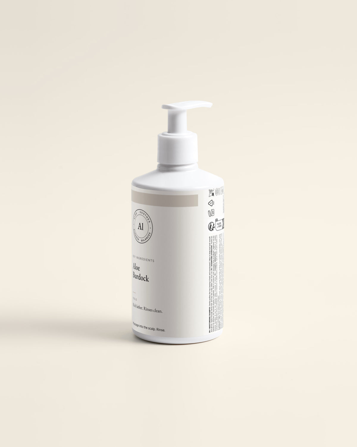 Moisturizing Shampoo for Dry Hair, 290ml back label