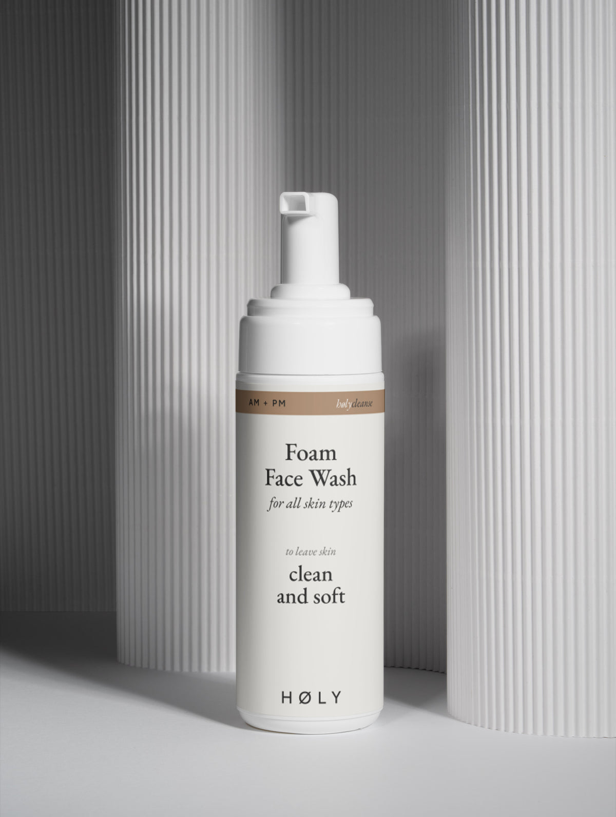 Foam Face Wash for All Skin Types, column scene