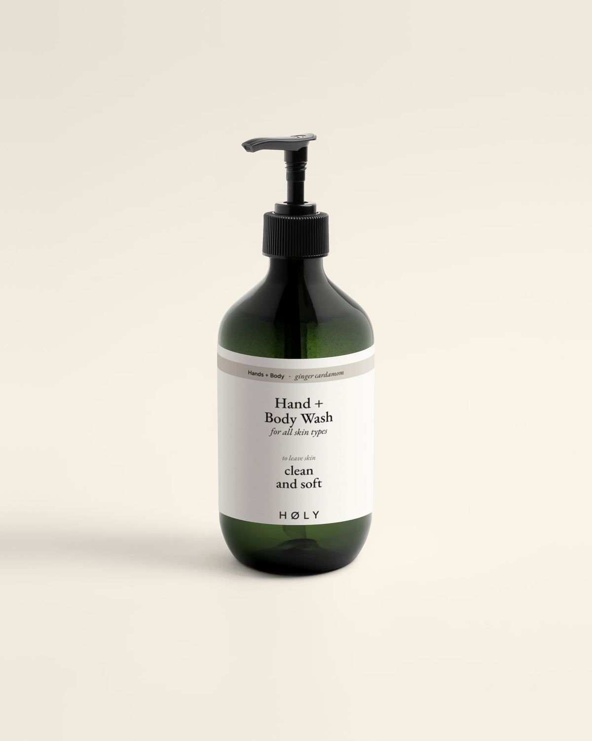 Hand + Body Wash, Ginger Cardamom, 490ml front
