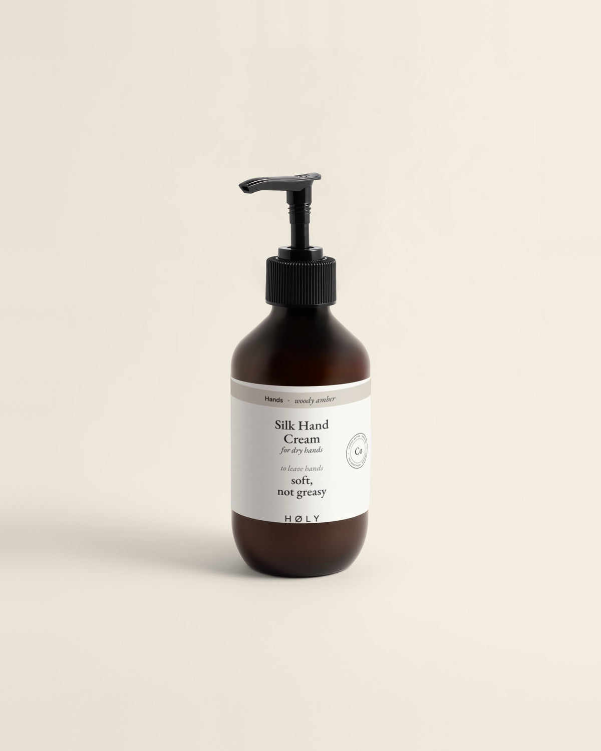 Silk Hand Cream, Woody Amber, 270ml front