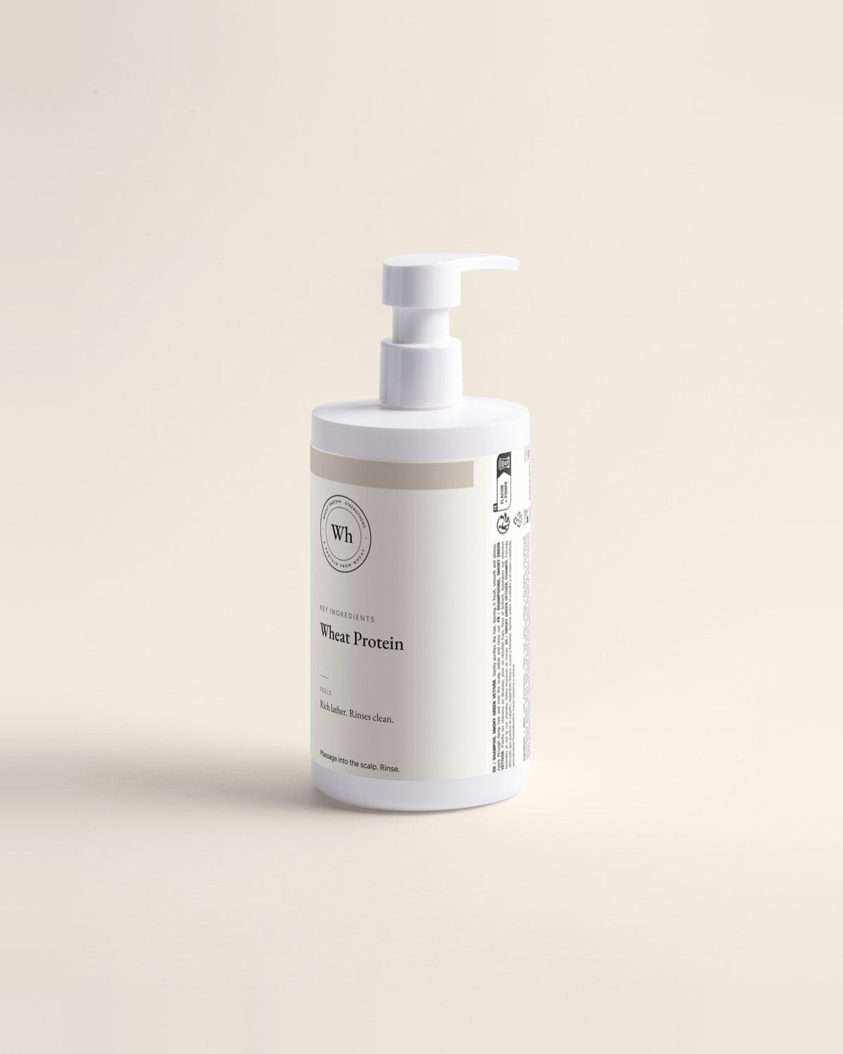 Glass Shine Shampoo for Dull Hair, 400ml back label