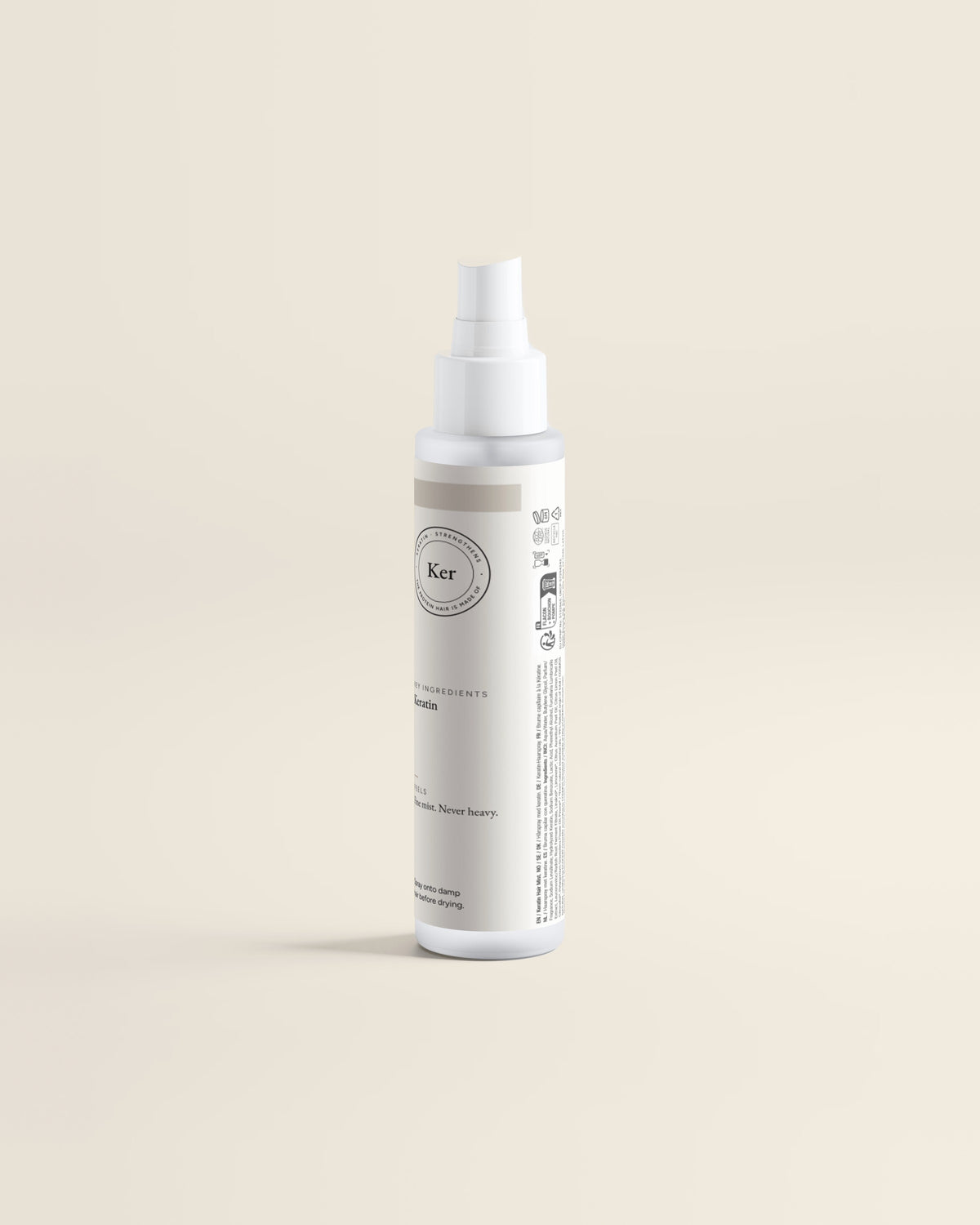 Shine Leave-In Hair Mist for Dull Hair, 100ml back label