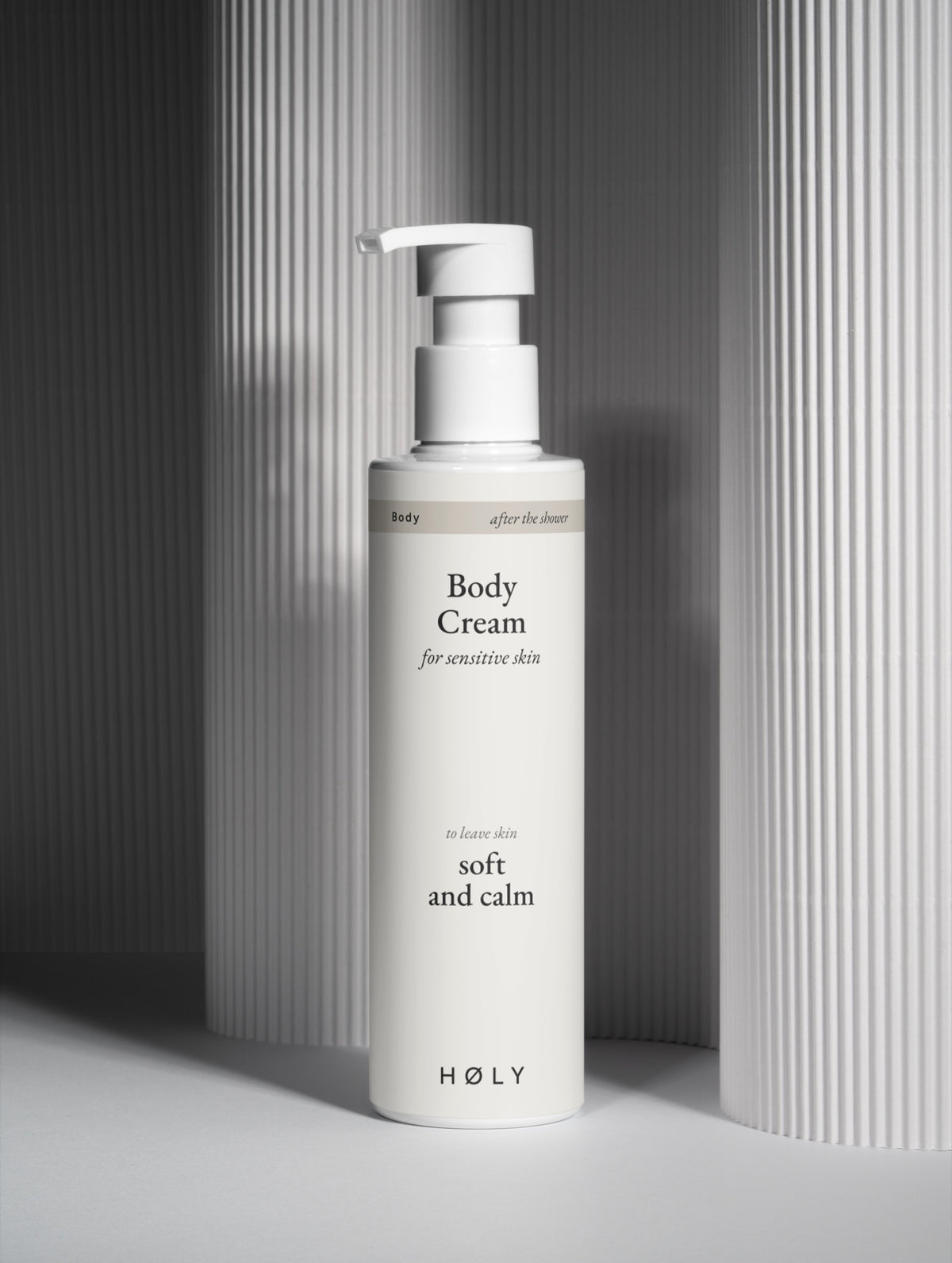 Body Cream for Sensitive Skin, column scene