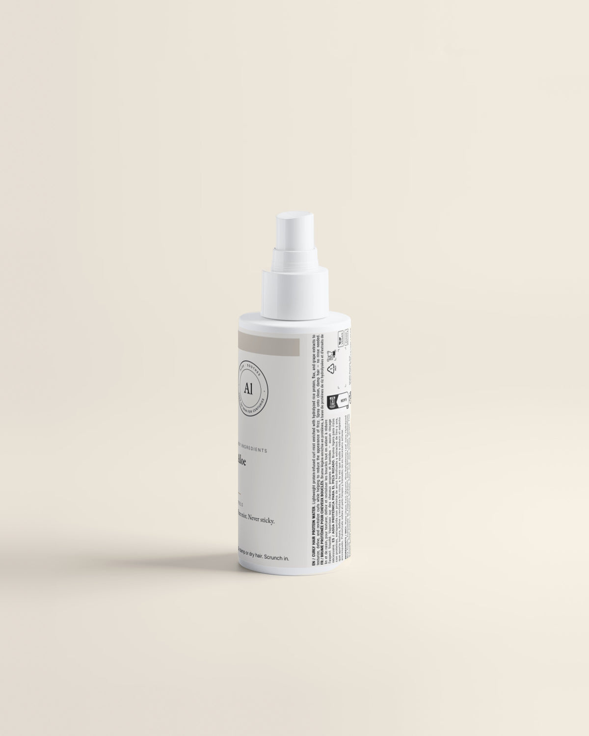 Curl Defining Hair Mist for Frizzy Curls, 125ml back label