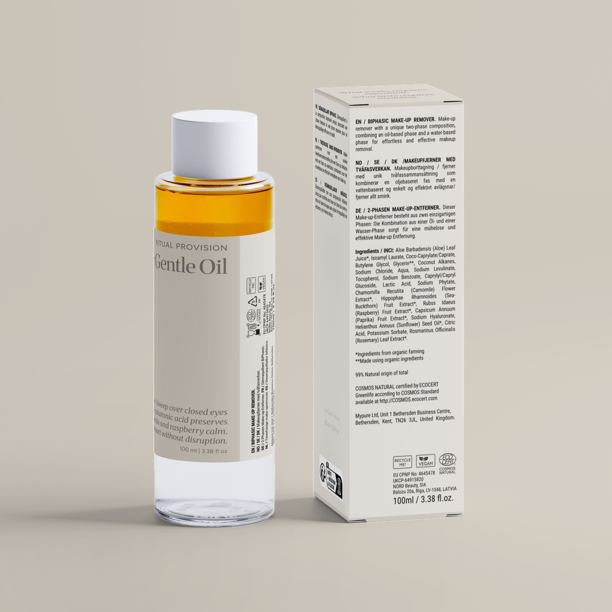 Clear Gentle Oil — hero back