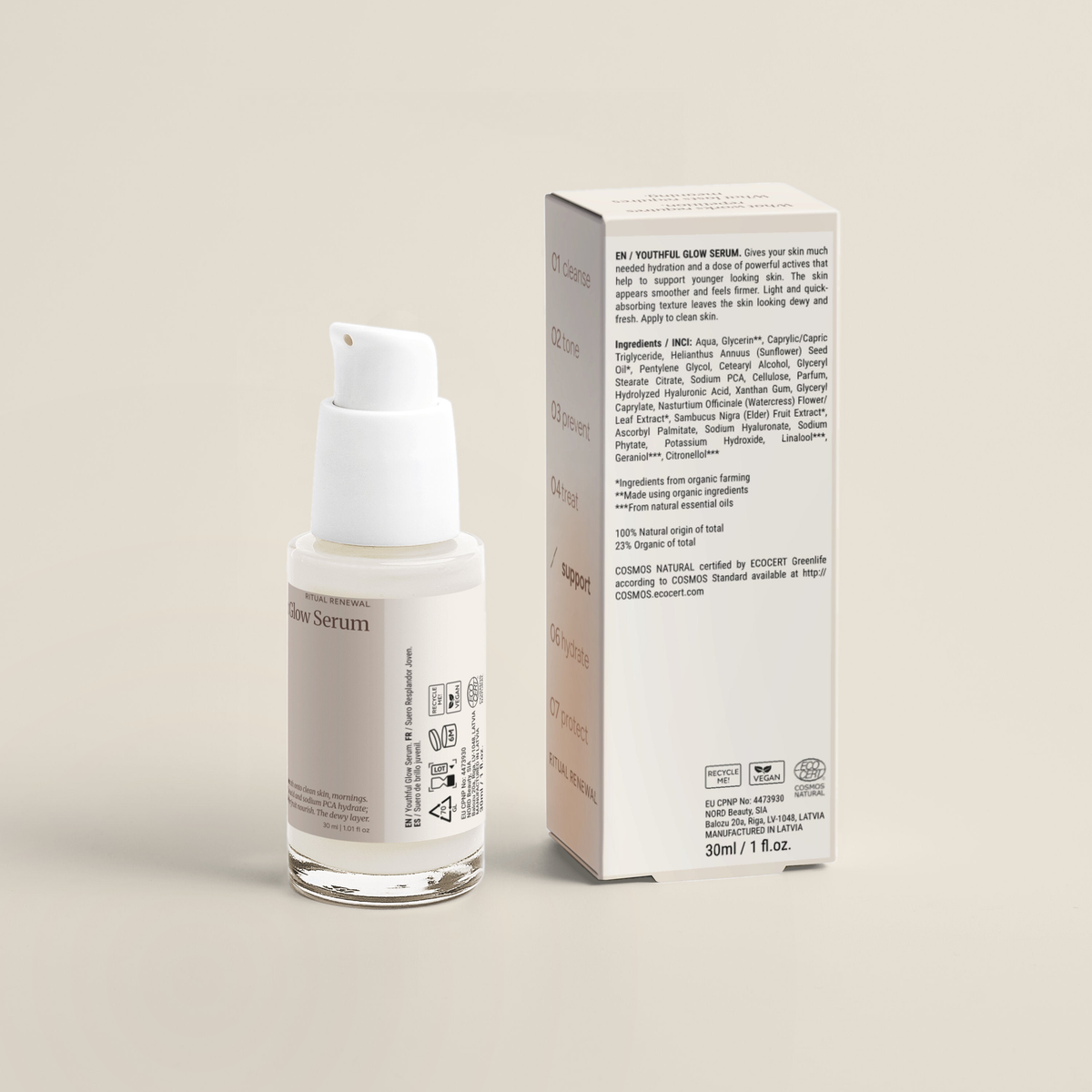 Collagen Glow Serum — back