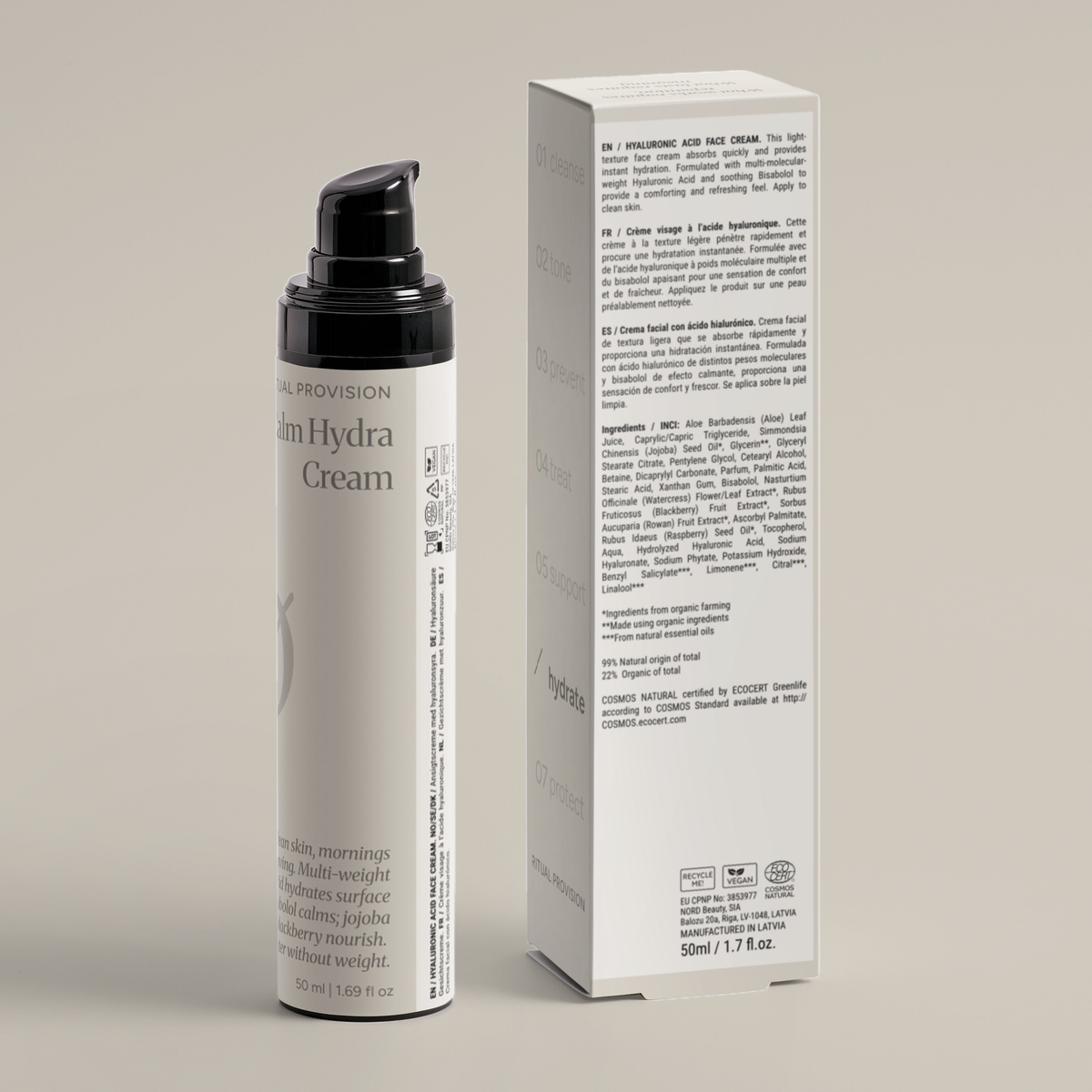 Calm Hydra Cream — hero back