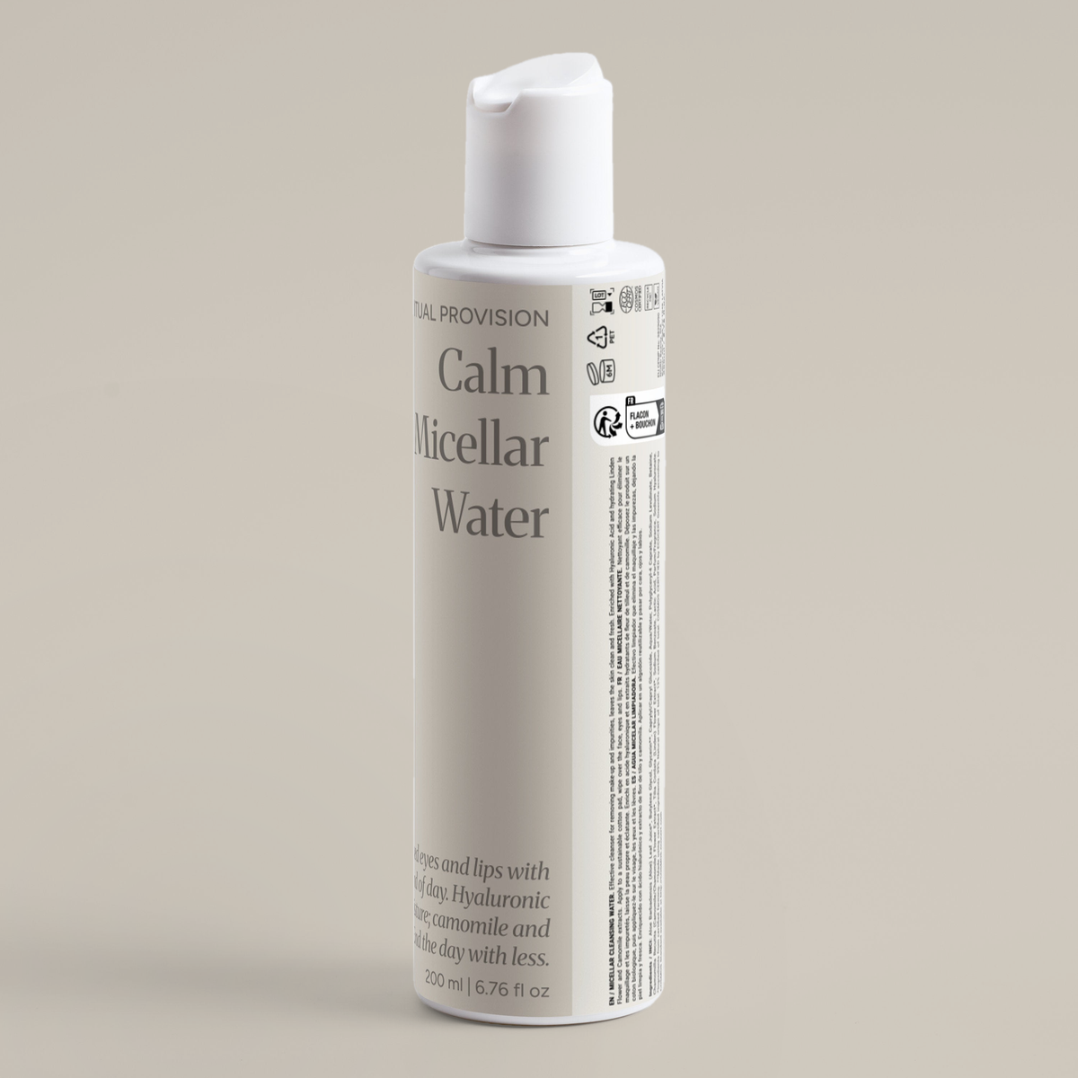 Calm Micellar Water — hero back