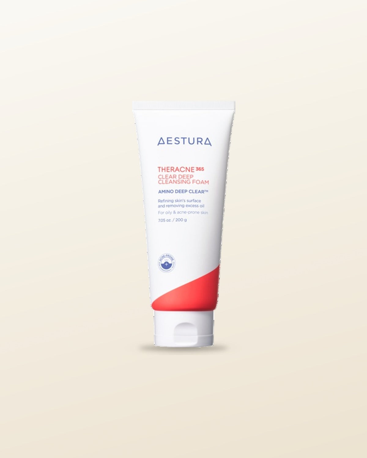 AESTURA THERACNE 365 CLEAR DEEP CLEANSING FOAM 200g - tonal render