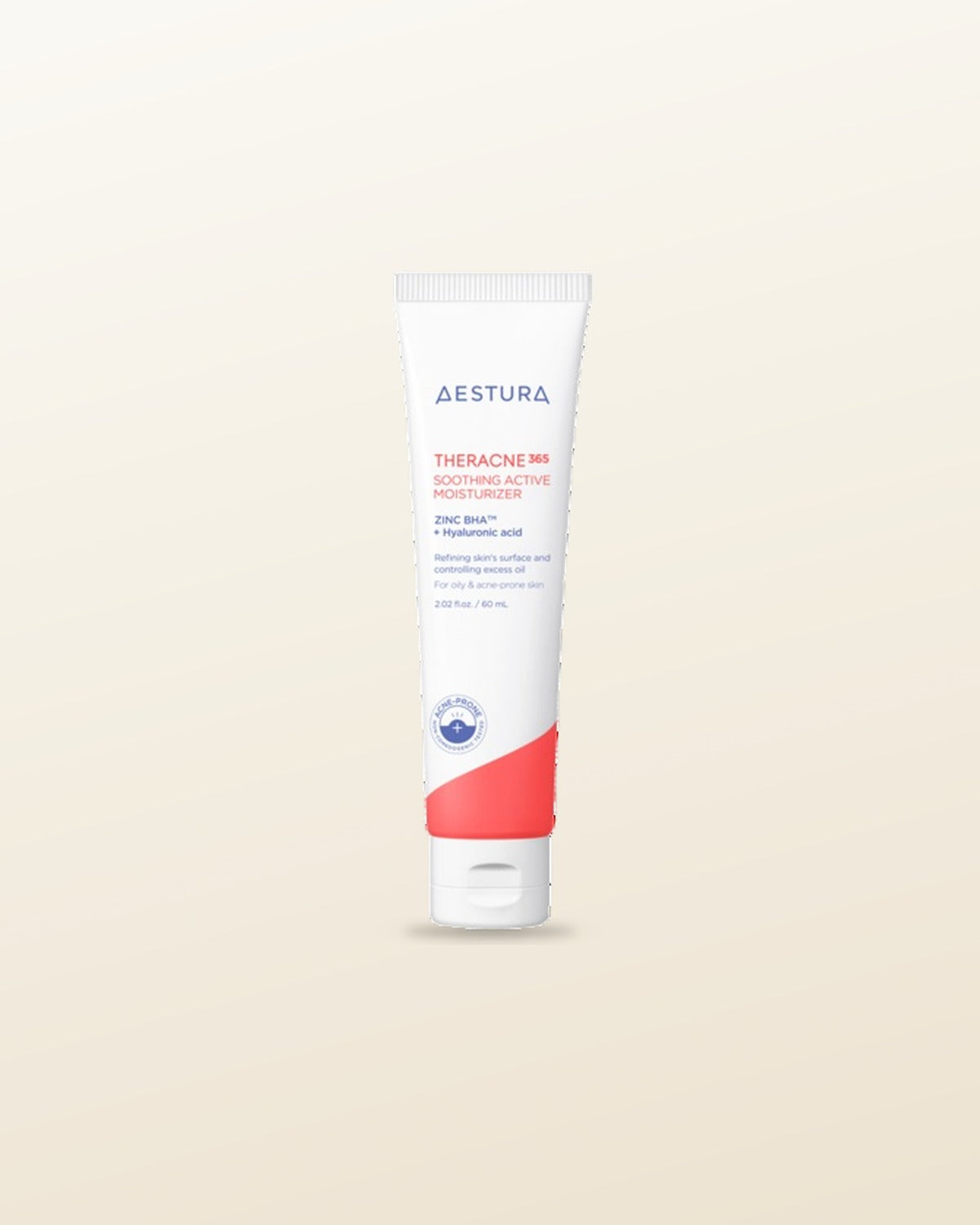 AESTURA THERACNE 365 SOOTHING ACTIVE MOISTURIZER 60ml - tonal render