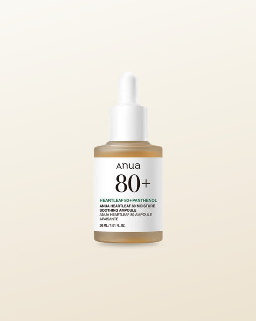 Anua HEARTLEAF 80% MOISTURE SOOTHING AMPOULE 30ml - tonal render