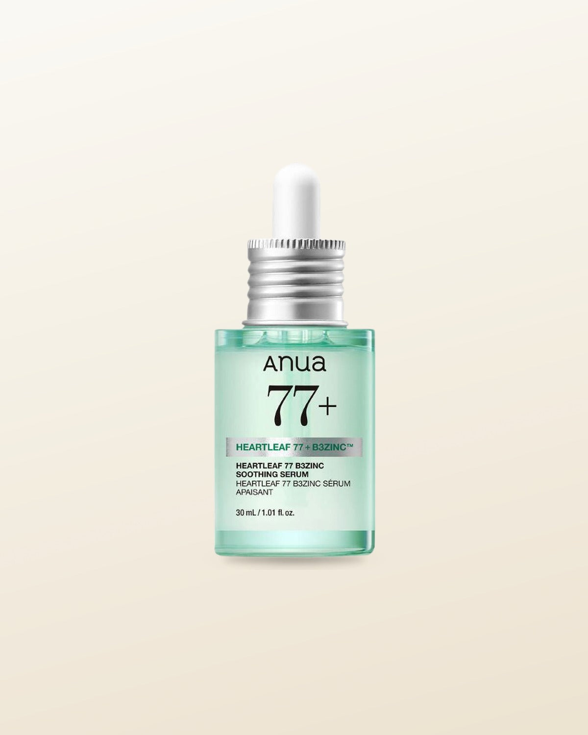 Anua Heartleaf 77 B3Zinc Soothing Serum 30ml - tonal render