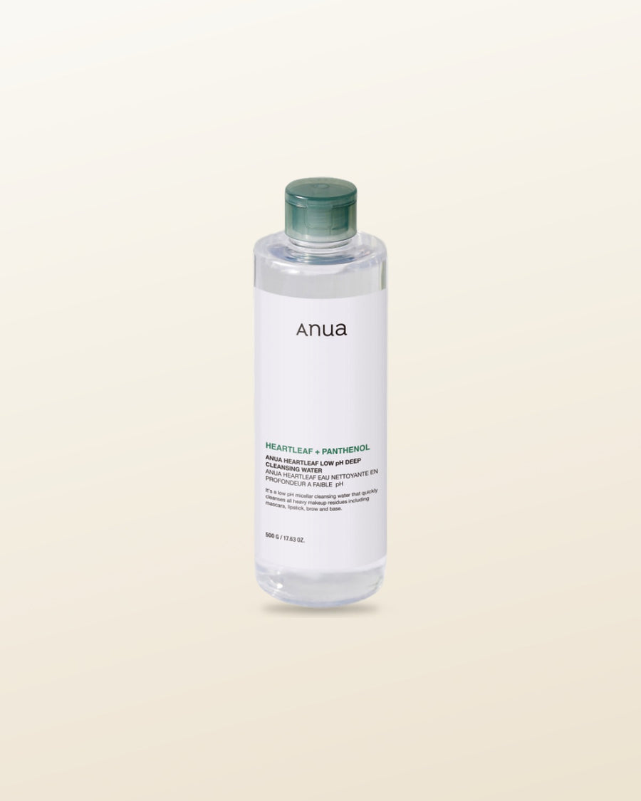 Anua Heartleaf 87 Low pH Deep Cleansing Water 500g - tonal render