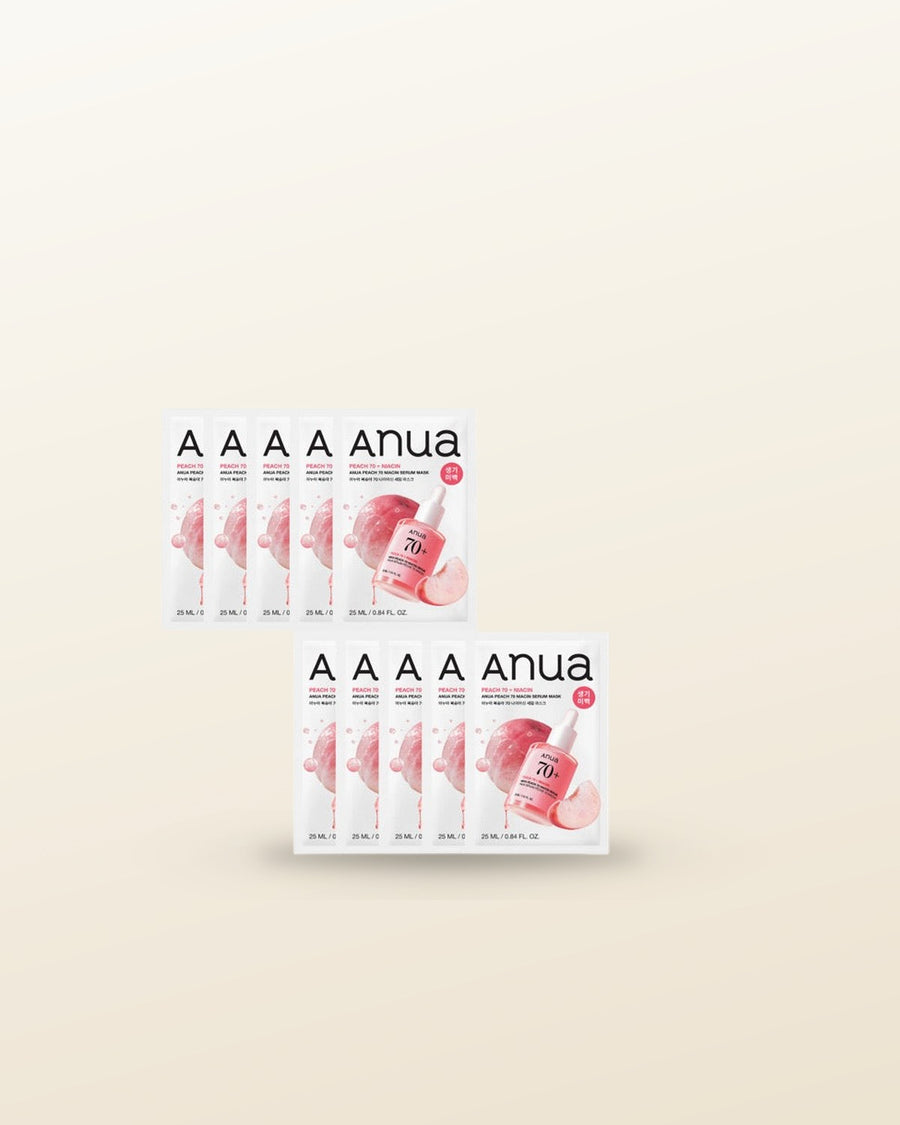 Anua Peach 70 Niacin Serum Mask Sheet 25g X 10ea - tonal render