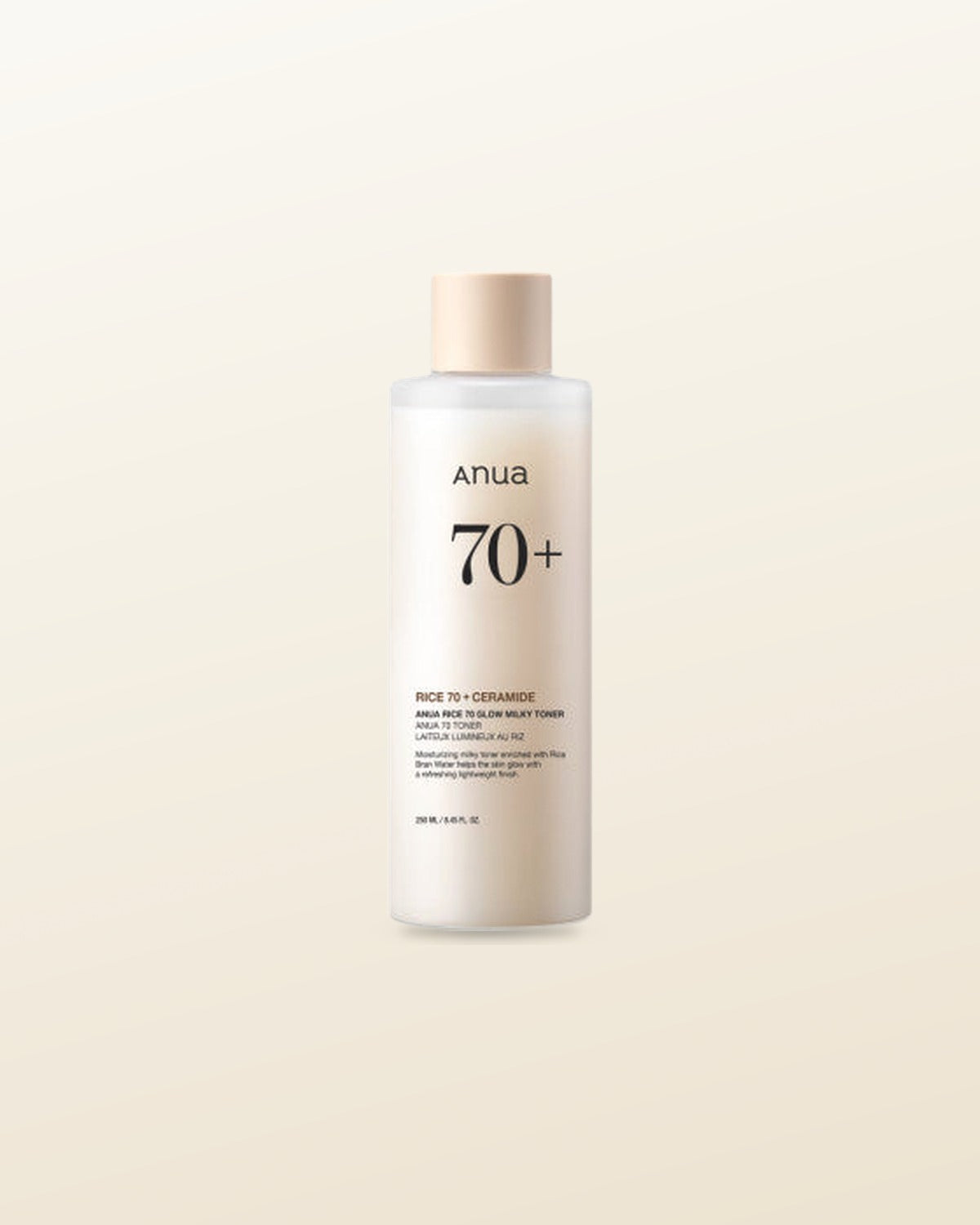 Anua Rice 70 Glow Milky Toner 250ml - tonal render