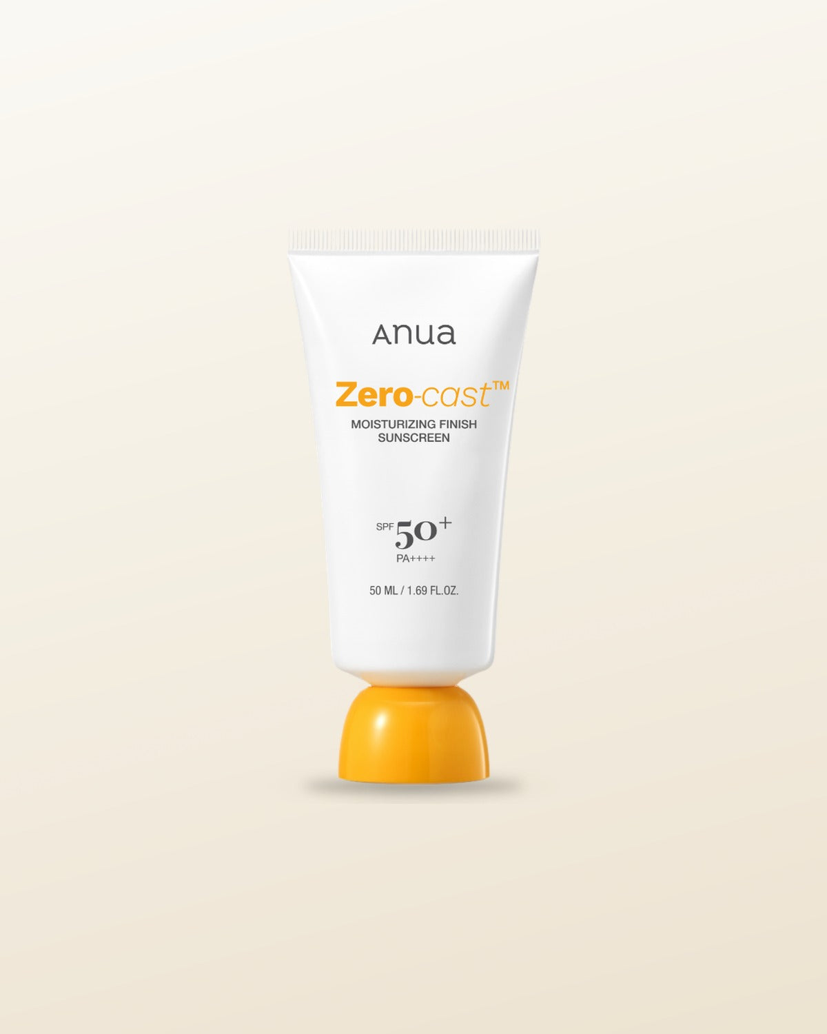 Anua Zero-Cast Moisturizing Finish Sunscreen 50ml - tonal render