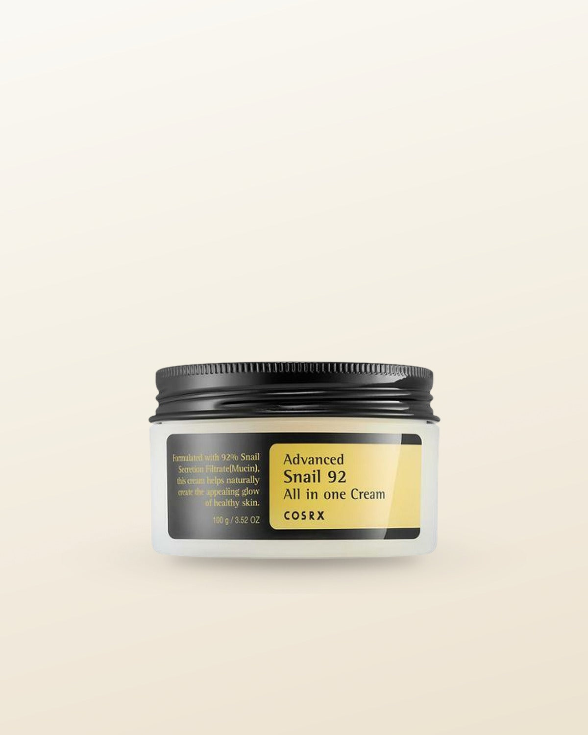 COSRX Advanced Snail 92 All in one Cream 100ml - tonal render